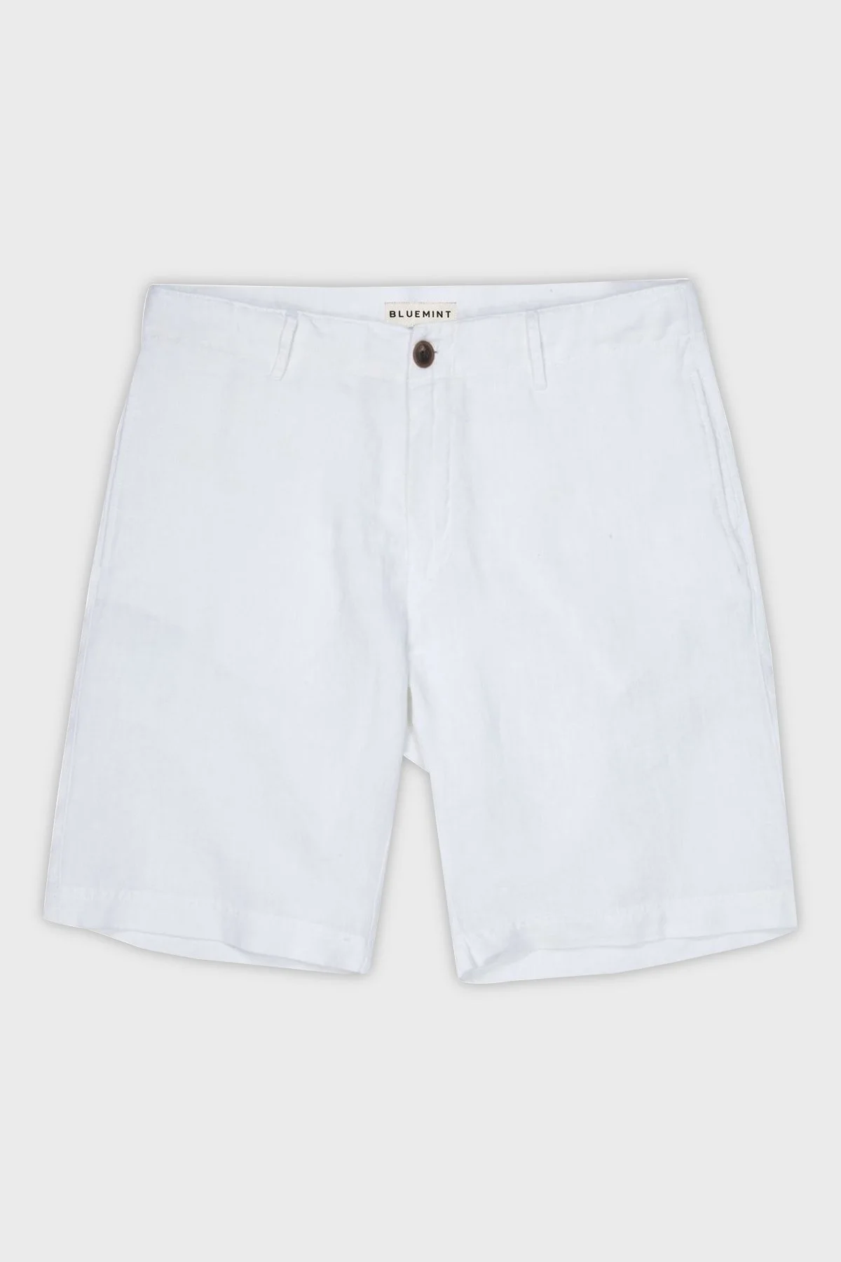 Bluemint Edmund Cepli % 100 Keten Regular Fit Erkek Short BM23004051MS 112 BEYAZ - 5