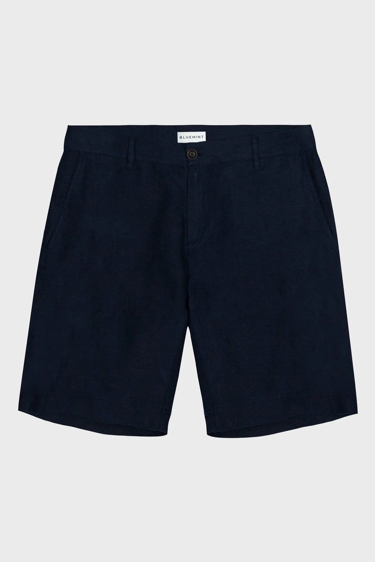 Bluemint Edmund Cepli % 100 Keten Regular Fit Erkek Short BM23004051MS 155 LACİVERT - 4