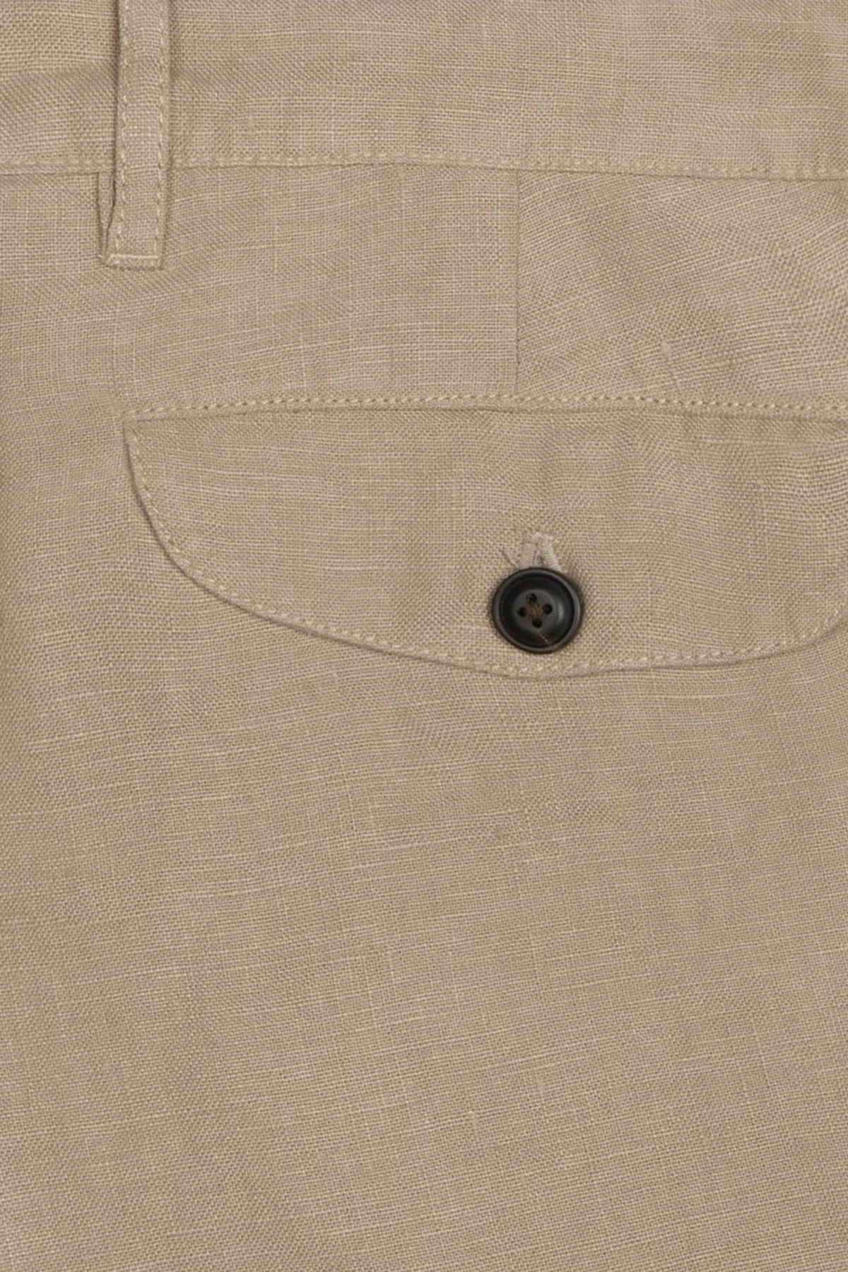 Bluemint Edmund Cepli % 100 Keten Regular Fit Erkek Short BM23004051MS 214 CAMEL - 3