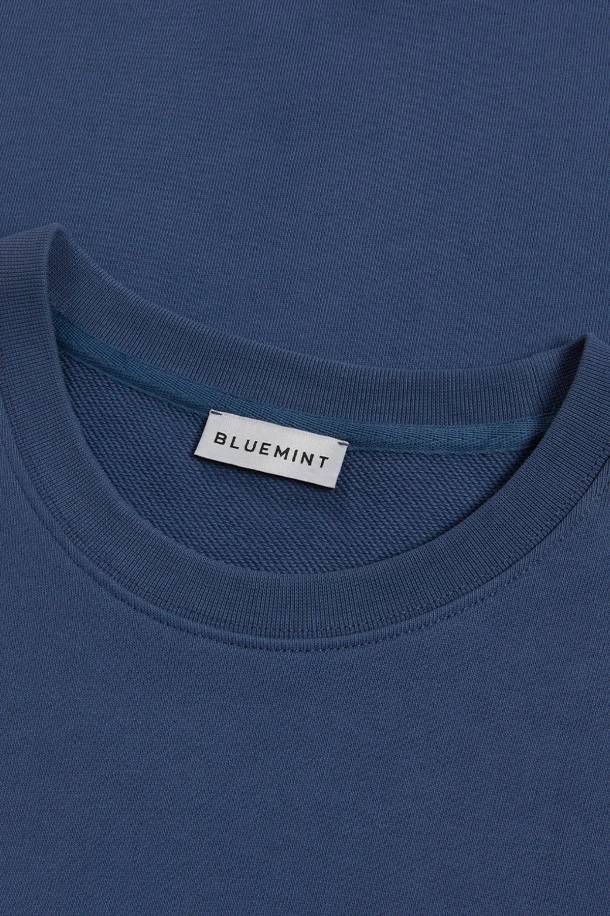 Bluemint Fenix % 100 Pamuk Regular Fit Bisiklet Yaka Erkek Sweat BM24019097MW1 104 KOYU MAVİ - 8