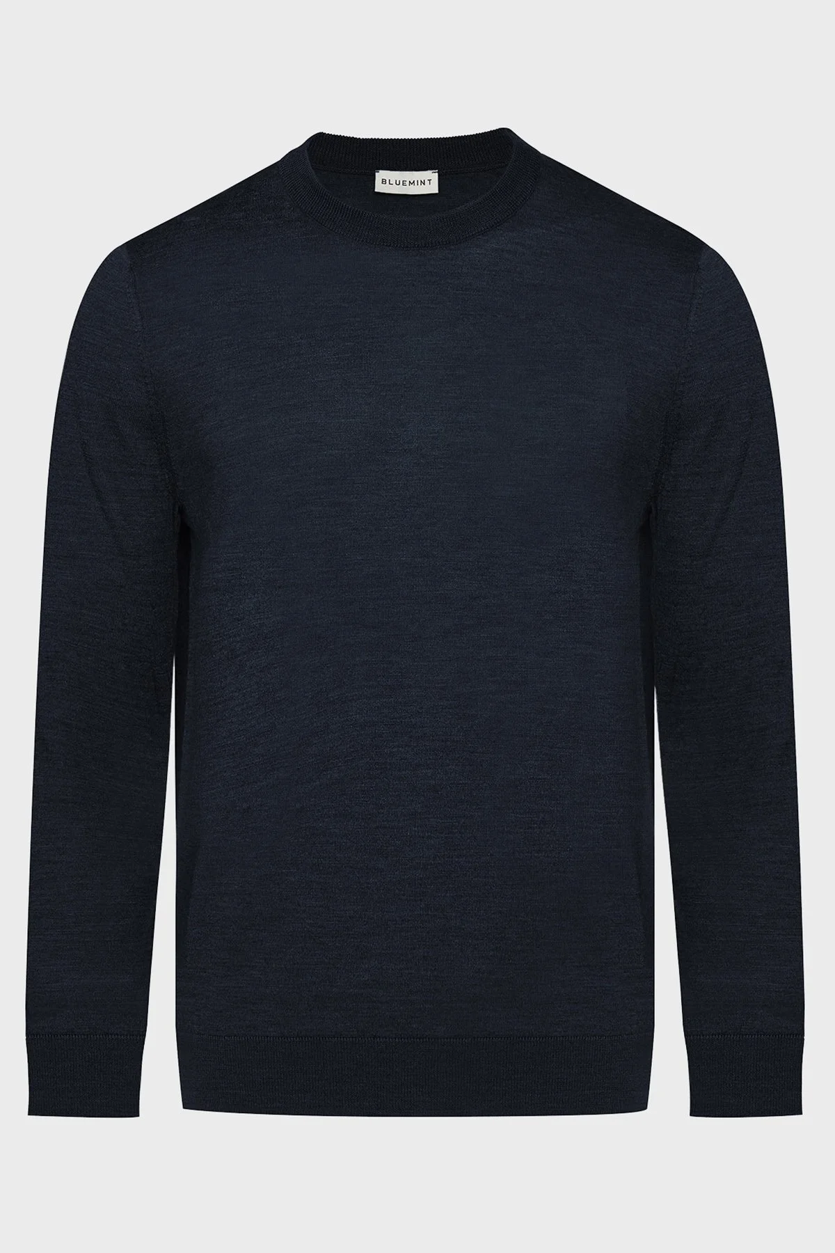 Bluemint Frank % 100 Yün Regular Fit Bisiklet Yaka Erkek Kazak BM2320101MW 155 LACİVERT - 4