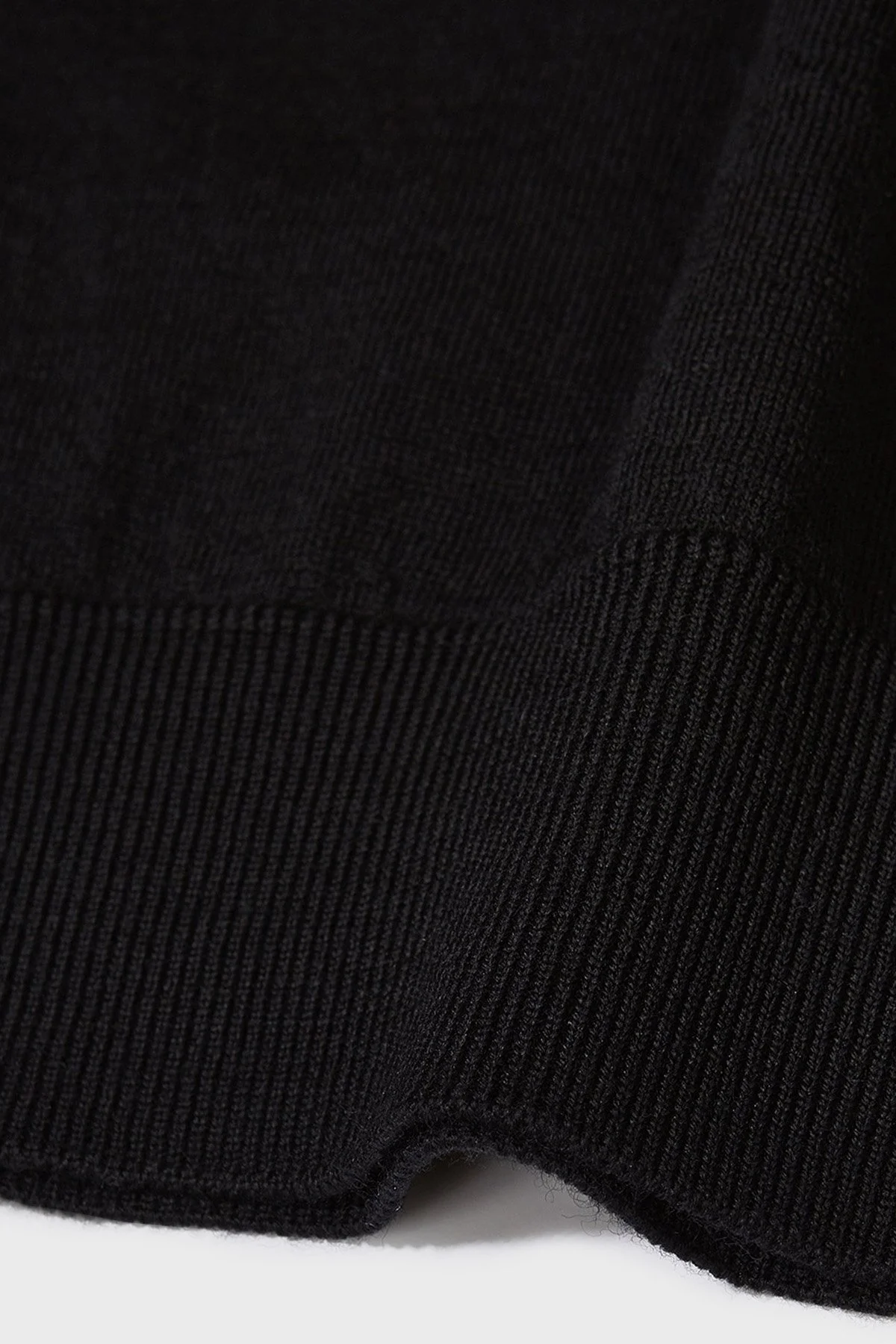 Bluemint Frank % 100 Yün Regular Fit Bisiklet Yaka Erkek Kazak BM2420101MW 111 SİYAH - 2