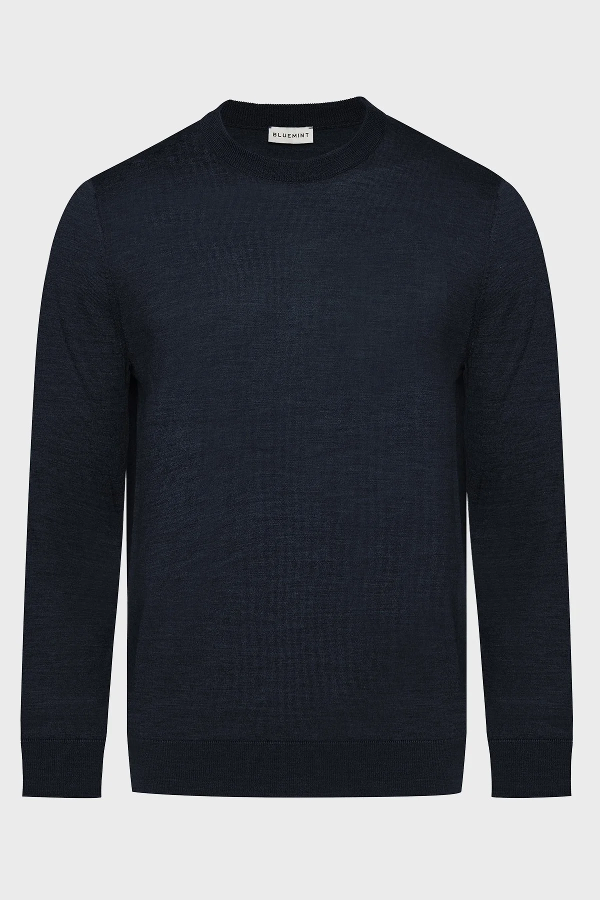 Bluemint Frank % 100 Yün Regular Fit Bisiklet Yaka Erkek Kazak BM2420101MW 155 LACİVERT - 4