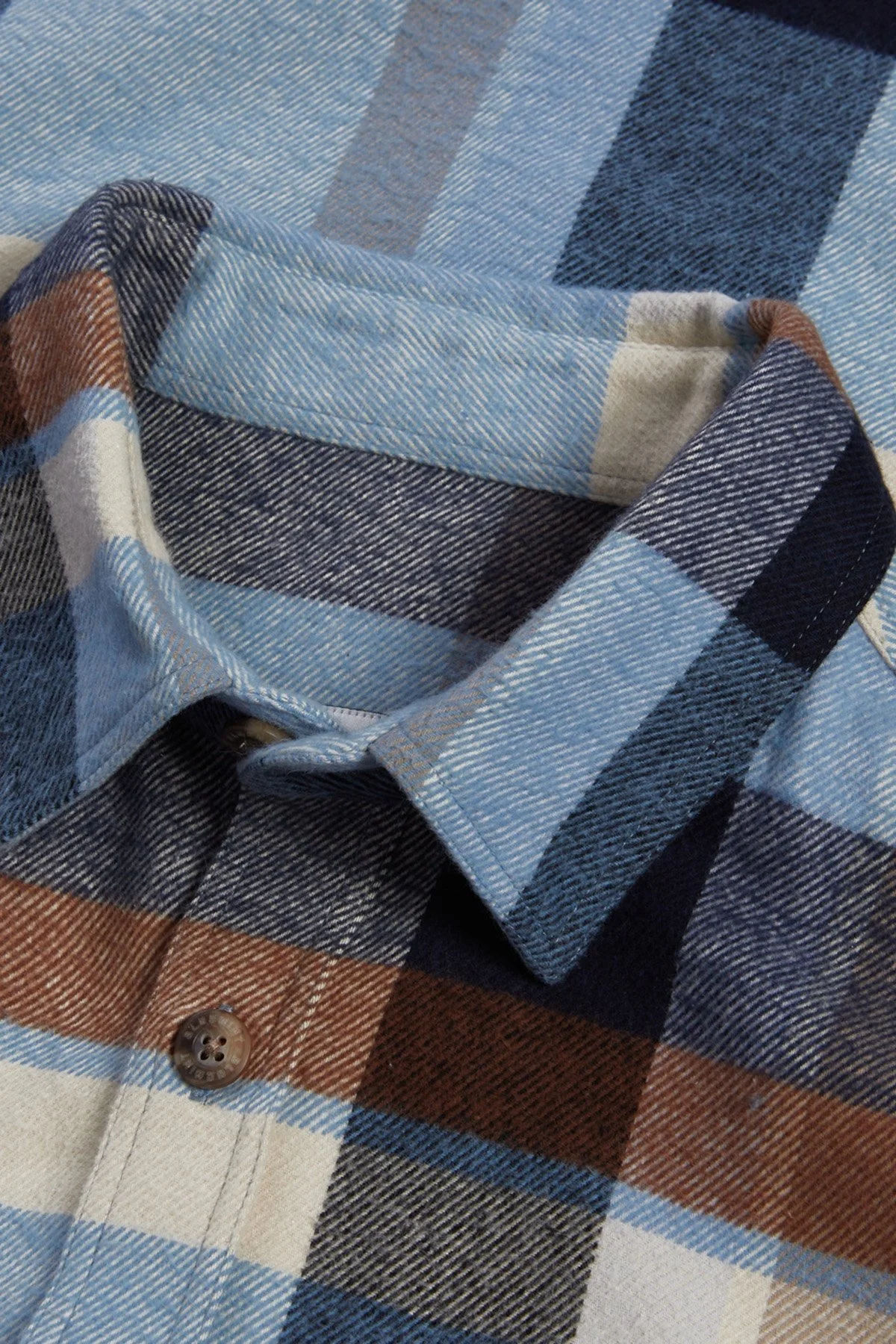 Bluemint James % 100 Pamuk Regular Fit Çift Cepli Erkek Gömlek BM24062344MW1 111 MAVİ-LACİVERT - 4