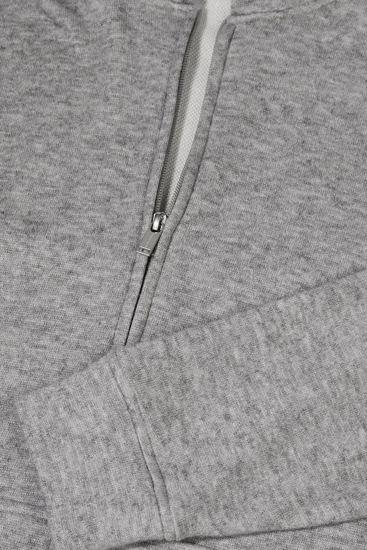 Bluemint Jasper Comfort Fit Kapüşonlu Fermuarlı Erkek Sweat BM24019360MW 105 GRİ MELANJ - 6