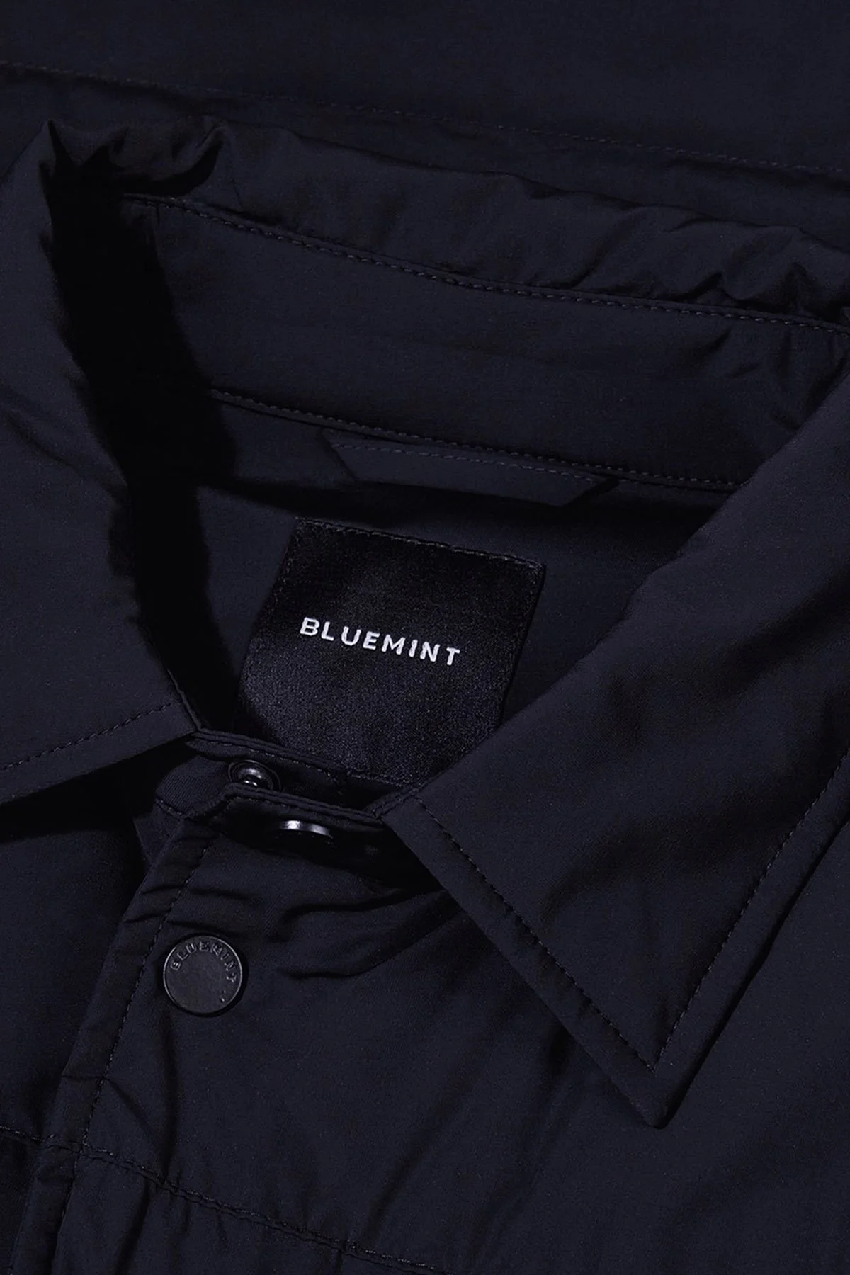 Bluemint Kapitoneli Comfort Fit Gömlek Yaka Şişme Erkek Mont BM24030342MW 155 LACİVERT - 2