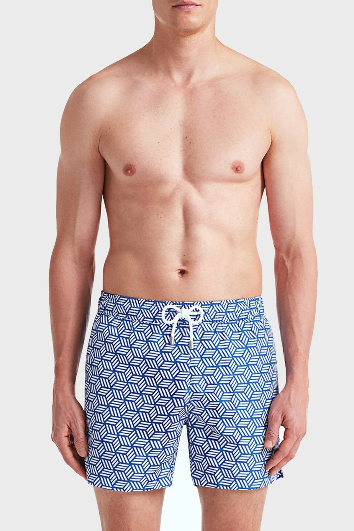 Bluemint Logan Cepli Deniz Şortu Hızlı Kuruyan Erkek Mayo Short BM23003013MS 792 MAVİ - 1