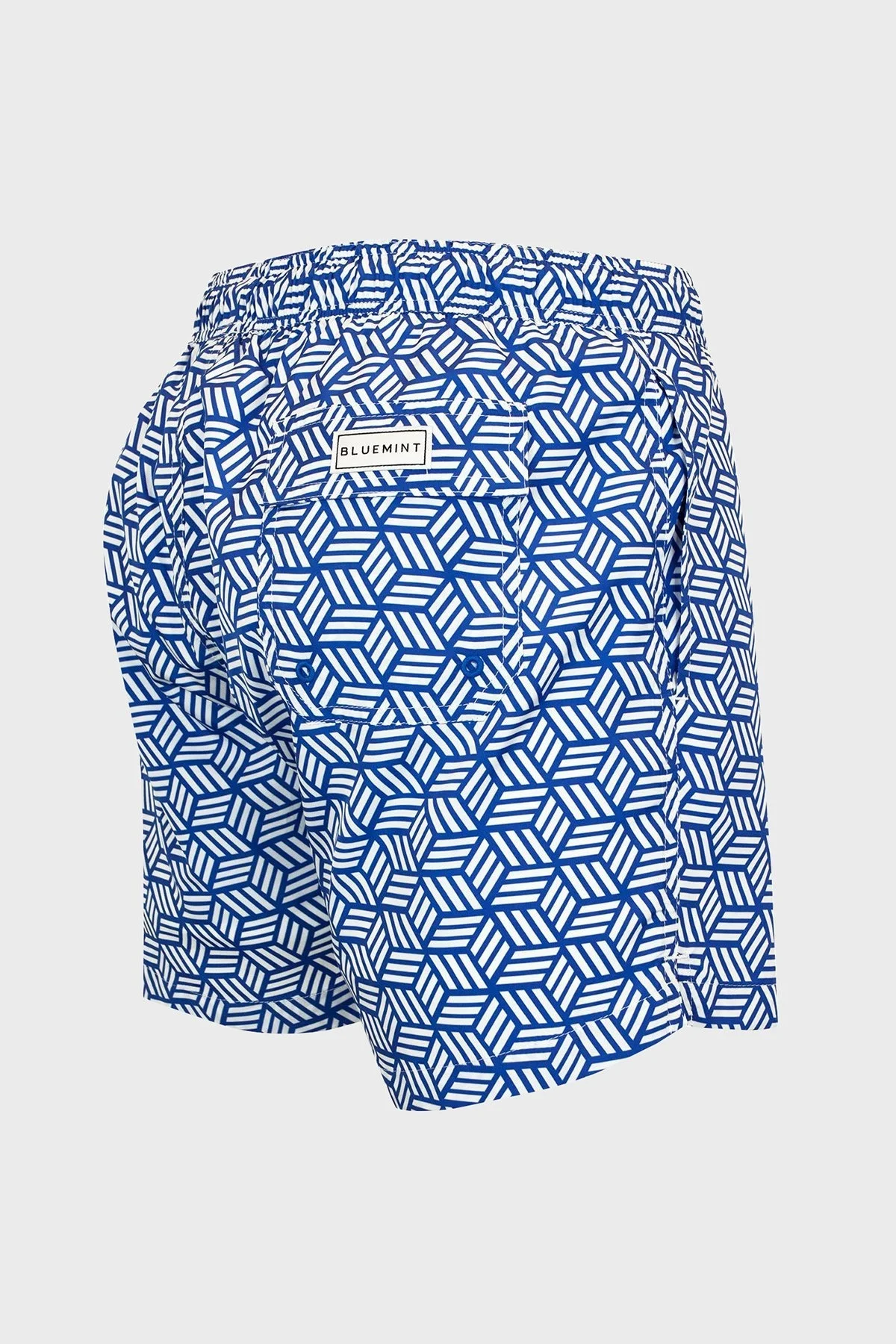 Bluemint Logan Cepli Deniz Şortu Hızlı Kuruyan Erkek Mayo Short BM23003013MS 792 MAVİ - 4