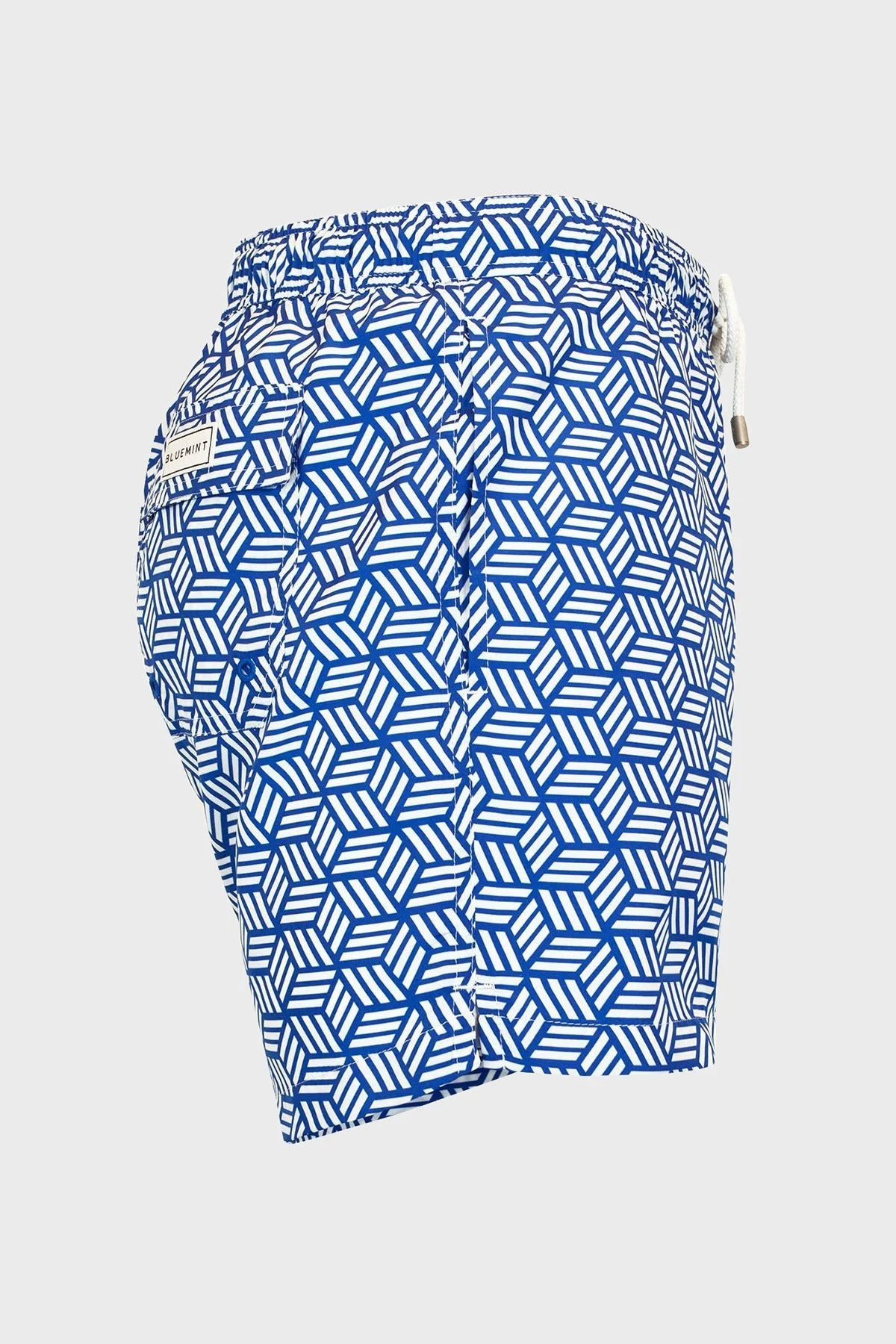 Bluemint Logan Cepli Deniz Şortu Hızlı Kuruyan Erkek Mayo Short BM23003013MS 792 MAVİ - 5