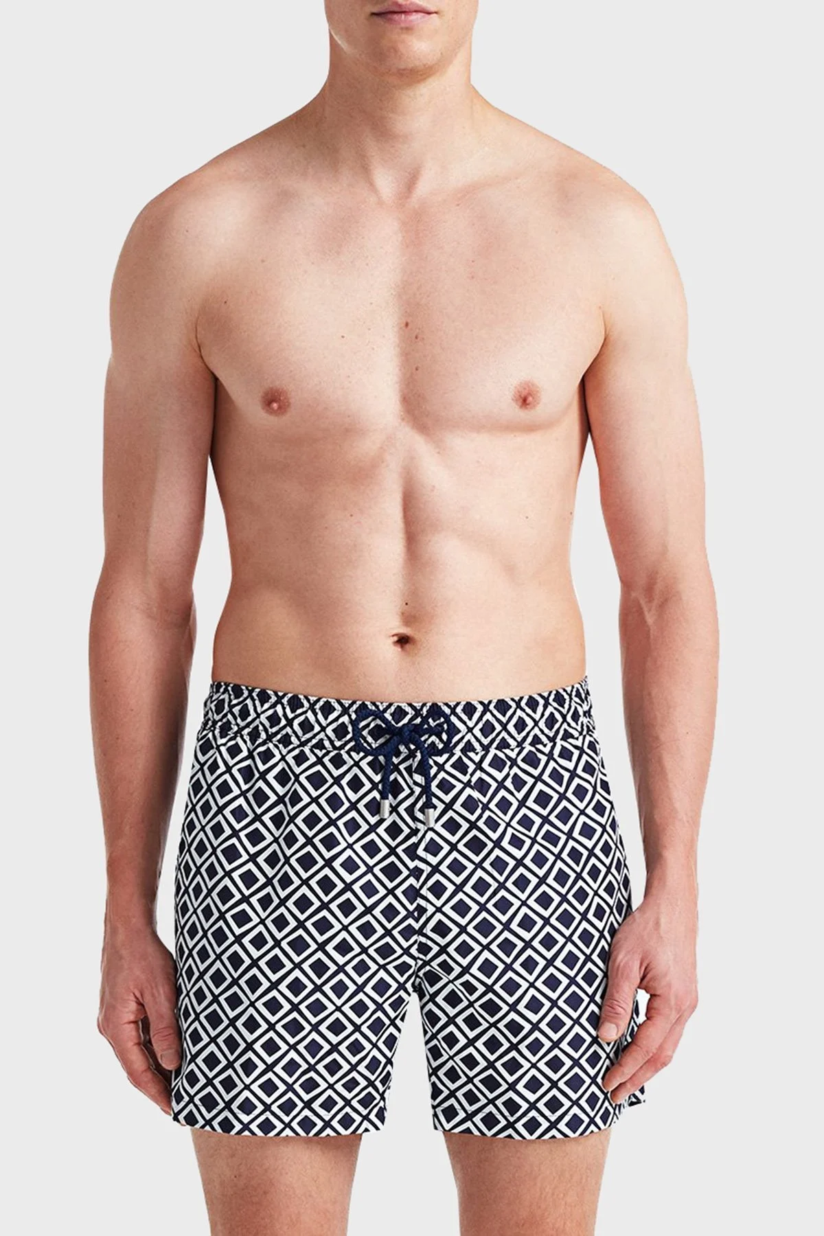 Bluemint Logan Cepli Deniz Şortu Hızlı Kuruyan Erkek Mayo Short BM23003013MS 916 LACİVERT - 1