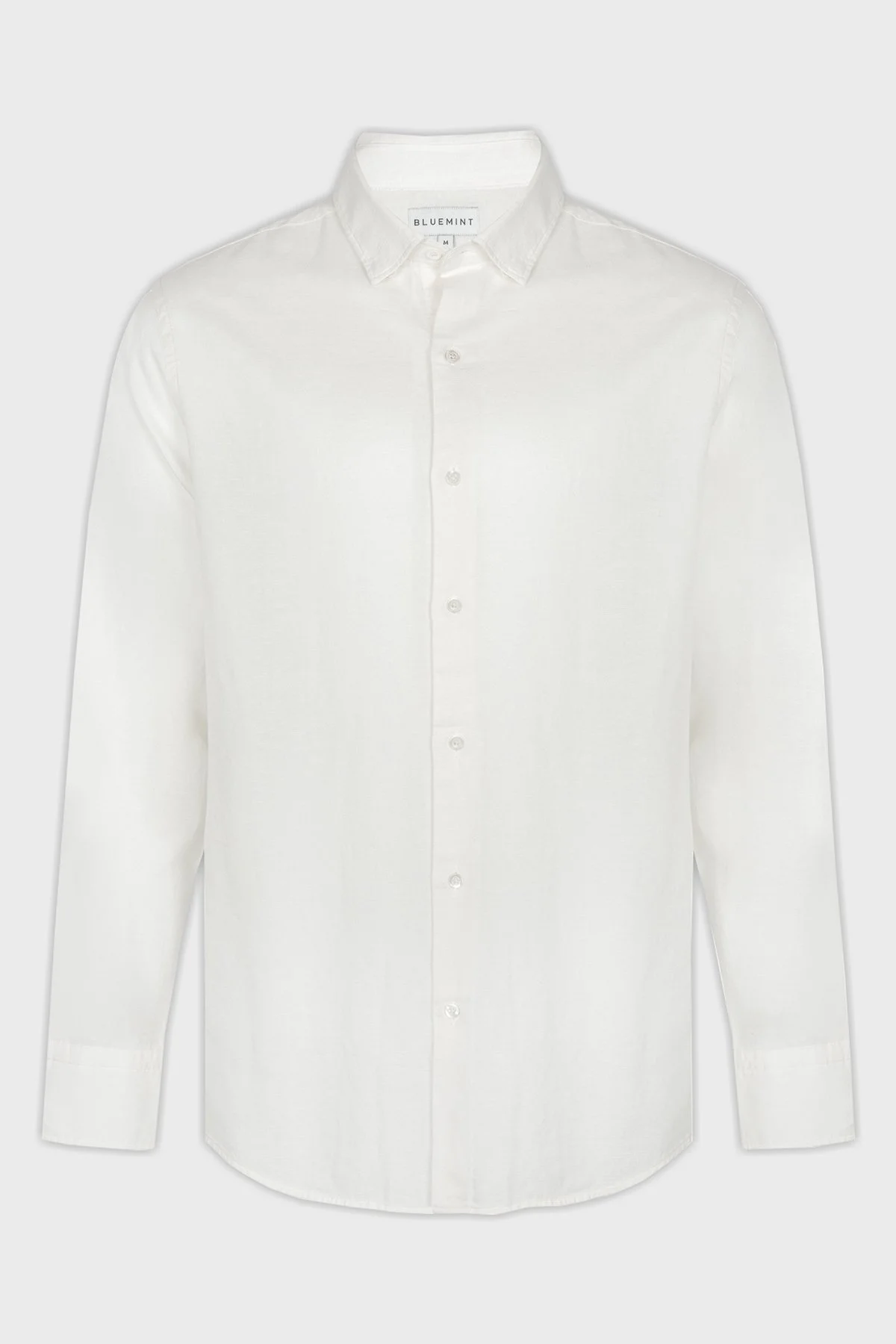 Bluemint Luca % 100 Keten Comfort Fit Erkek Gömlek BM24002092MS 112 BEYAZ - 3