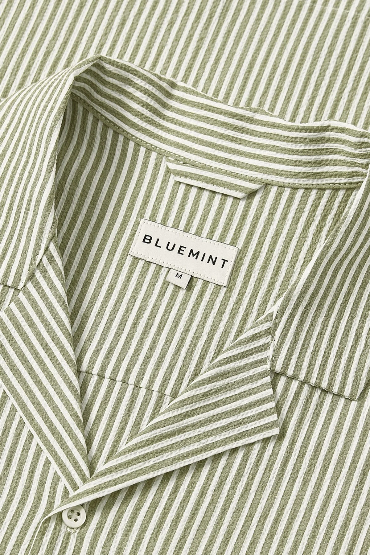 Bluemint Mars Streç Pamuklu Comfort Fit Kısa Kollu Erkek Gömlek BM24002295MS 1006 YEŞİL - 4