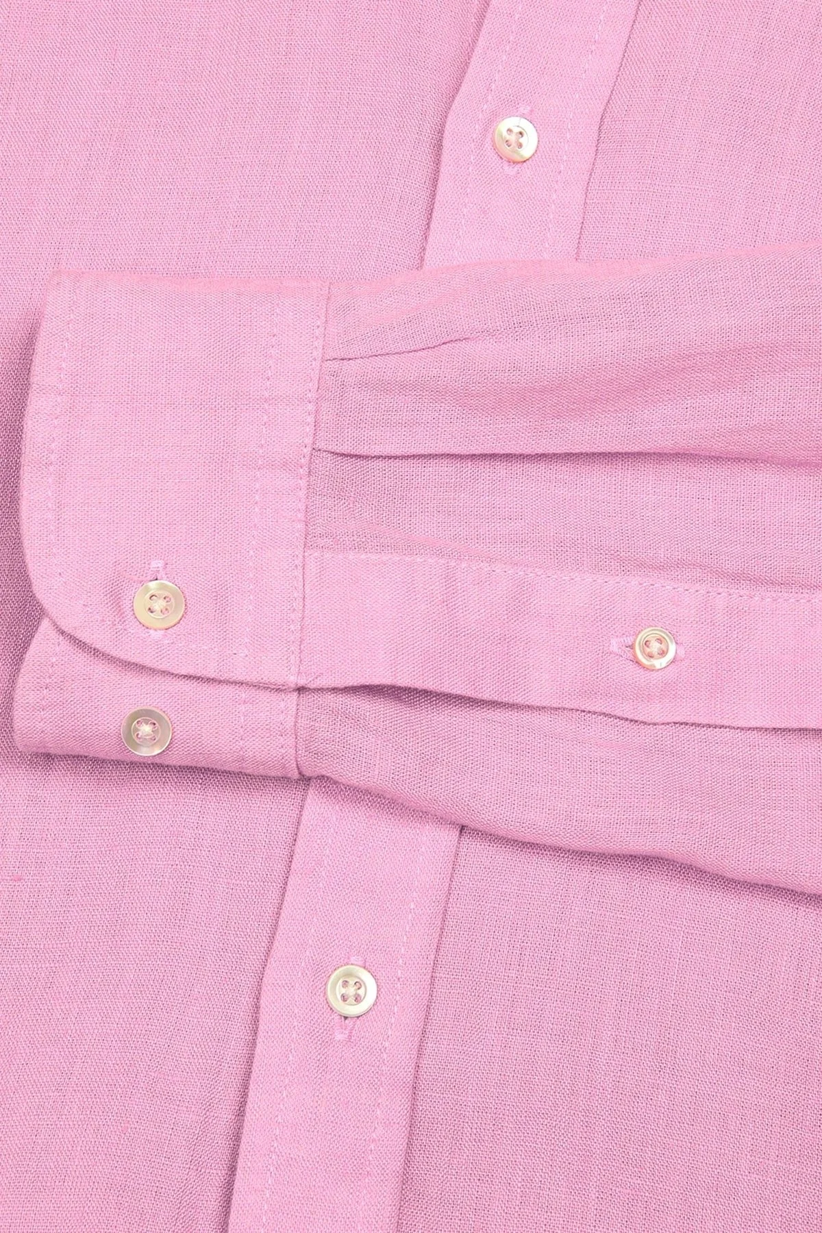 Bluemint Martin % 100 Keten Comfort Fit Erkek Gömlek BM24002003MS 164 PEMBE - 8