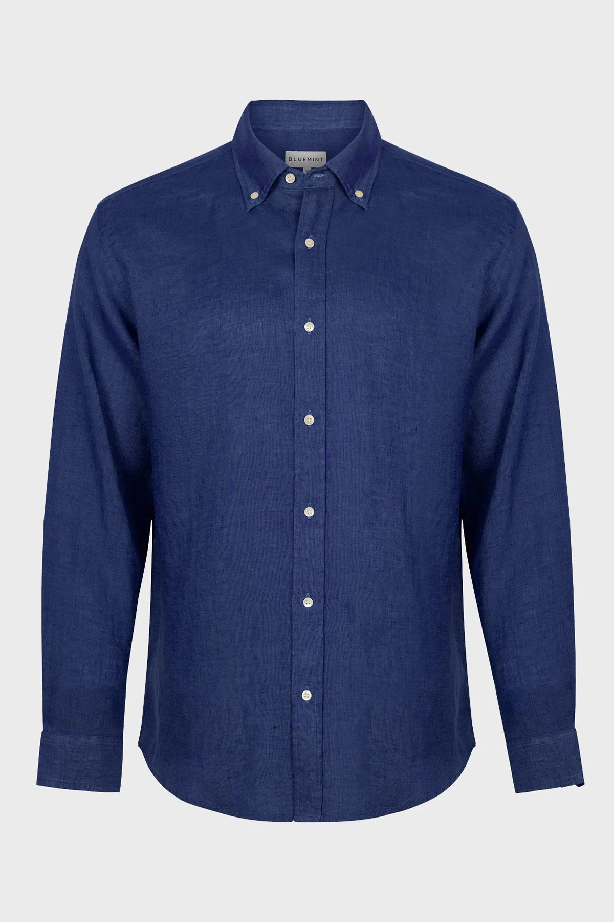 Bluemint Martin % 100 Keten Comfort Fit Erkek Gömlek BM24002003MS 313 İNDİGO - 3