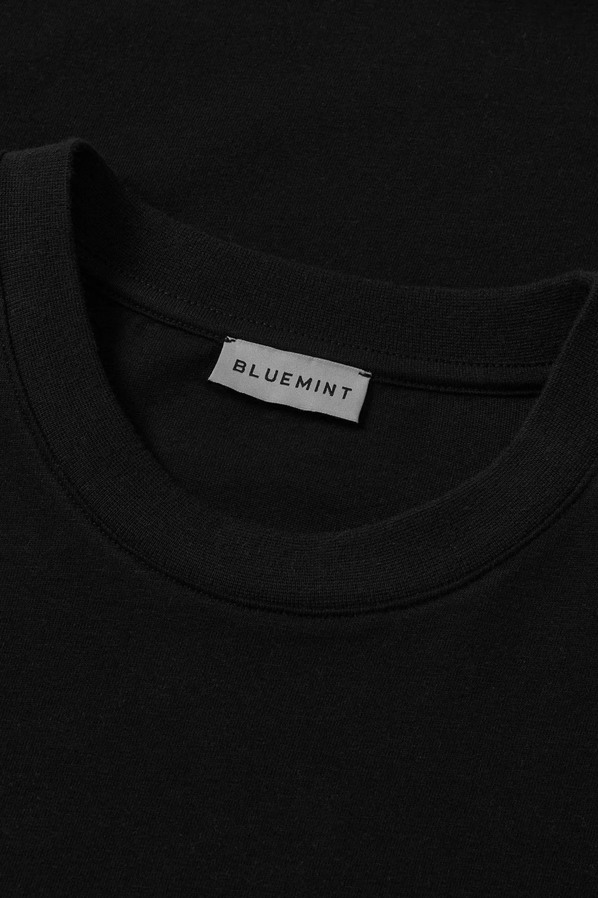 Bluemint Nolan % 100 Pamuk Relaxed Fit Bisiklet Yaka Erkek T Shirt BM25001479MS 111 SİYAH - 2