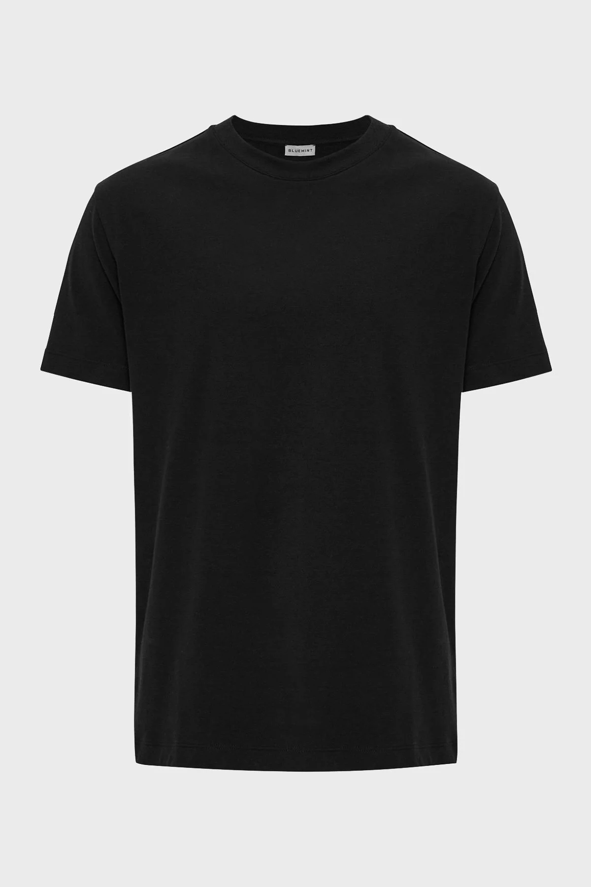 Bluemint Nolan % 100 Pamuk Relaxed Fit Bisiklet Yaka Erkek T Shirt BM25001479MS 111 SİYAH - 3