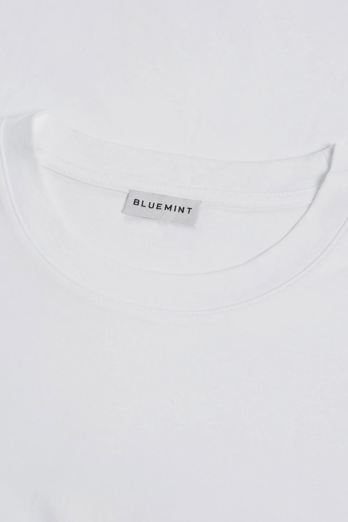 Bluemint Nolan % 100 Pamuk Relaxed Fit Bisiklet Yaka Erkek T Shirt BM25001479MS 112 BEYAZ - 3