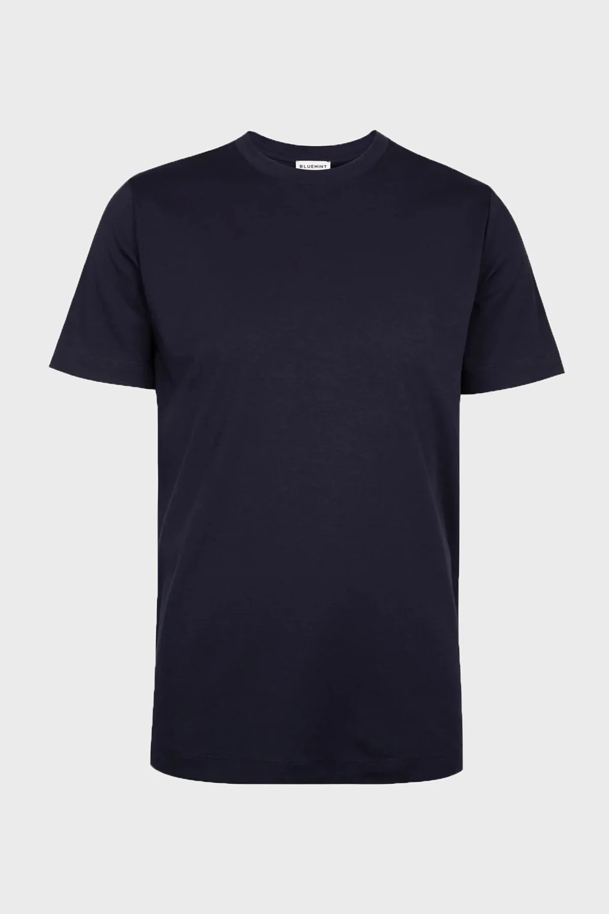 Bluemint Pamuklu Bisiklet Yaka Basic Erkek T Shirt NT001 167 Lacivert - 1