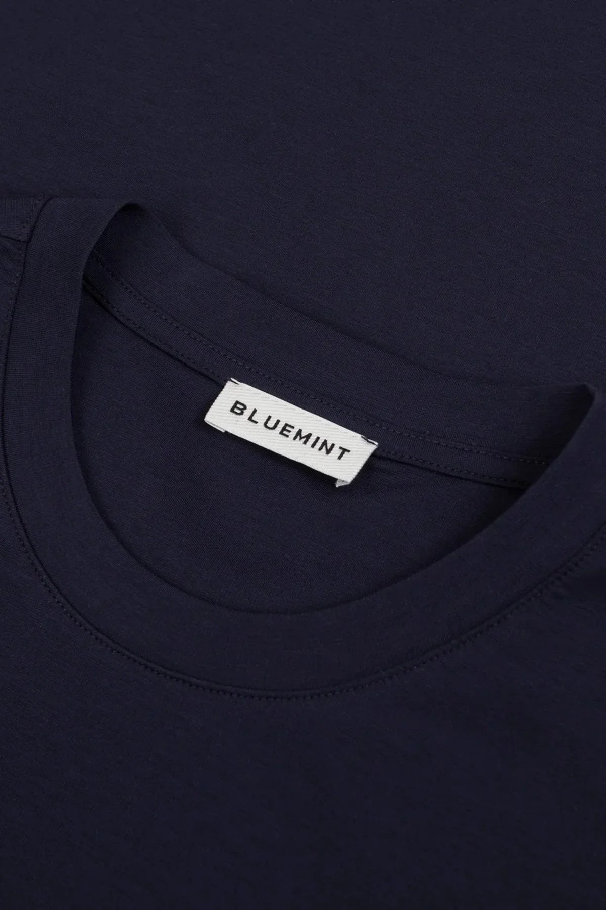 Bluemint Pamuklu Bisiklet Yaka Basic Erkek T Shirt NT001 167 Lacivert - 3