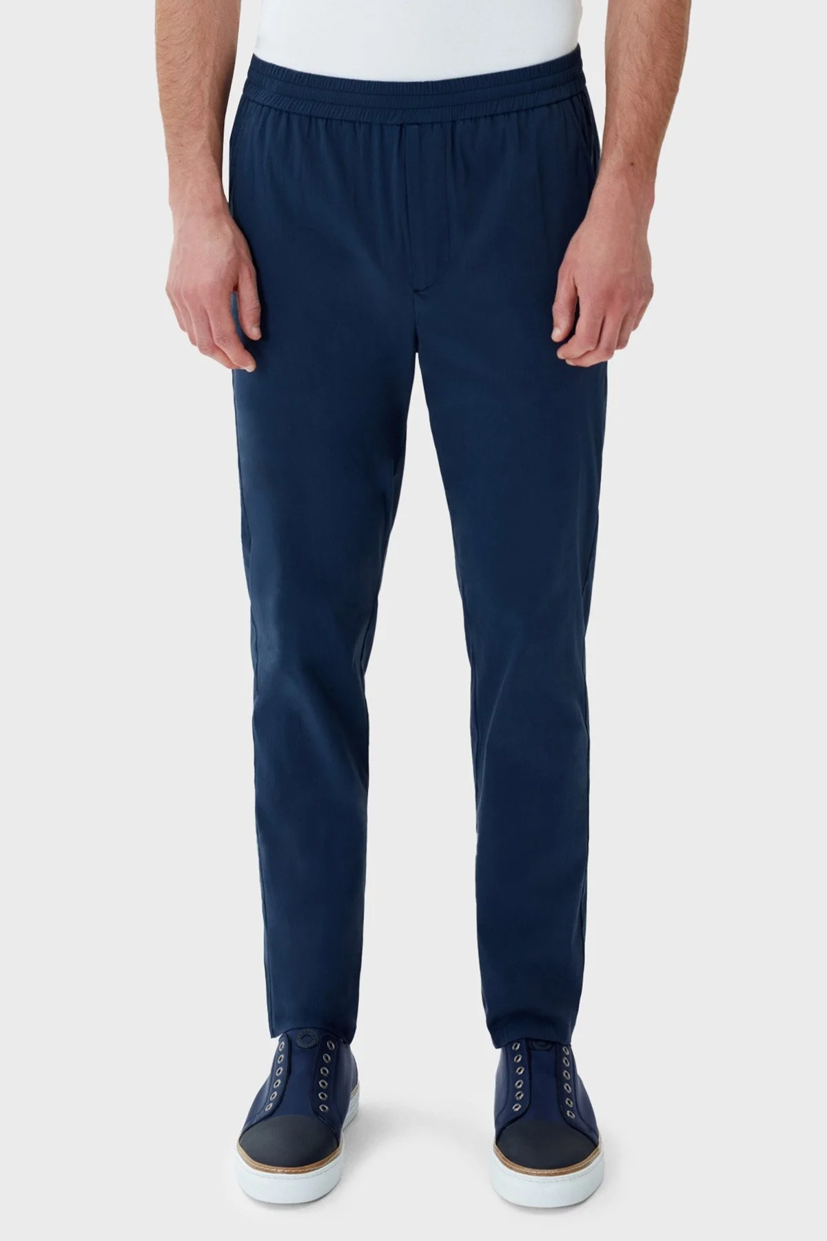 Bluemint Pamuklu Comfort Fit Daralan Paça Jogger Erkek Pantolon BM25009256MS 155 KOYU LACİVERT - 5