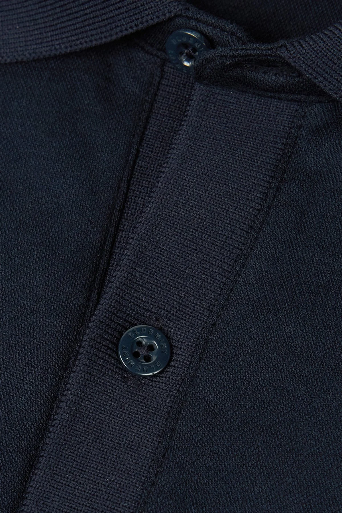 Bluemint Pamuklu Comfort Fit Düğmeli Erkek Polo Yaka T Shirt BM25007304MS 155 KOYU LACİVERT - 10