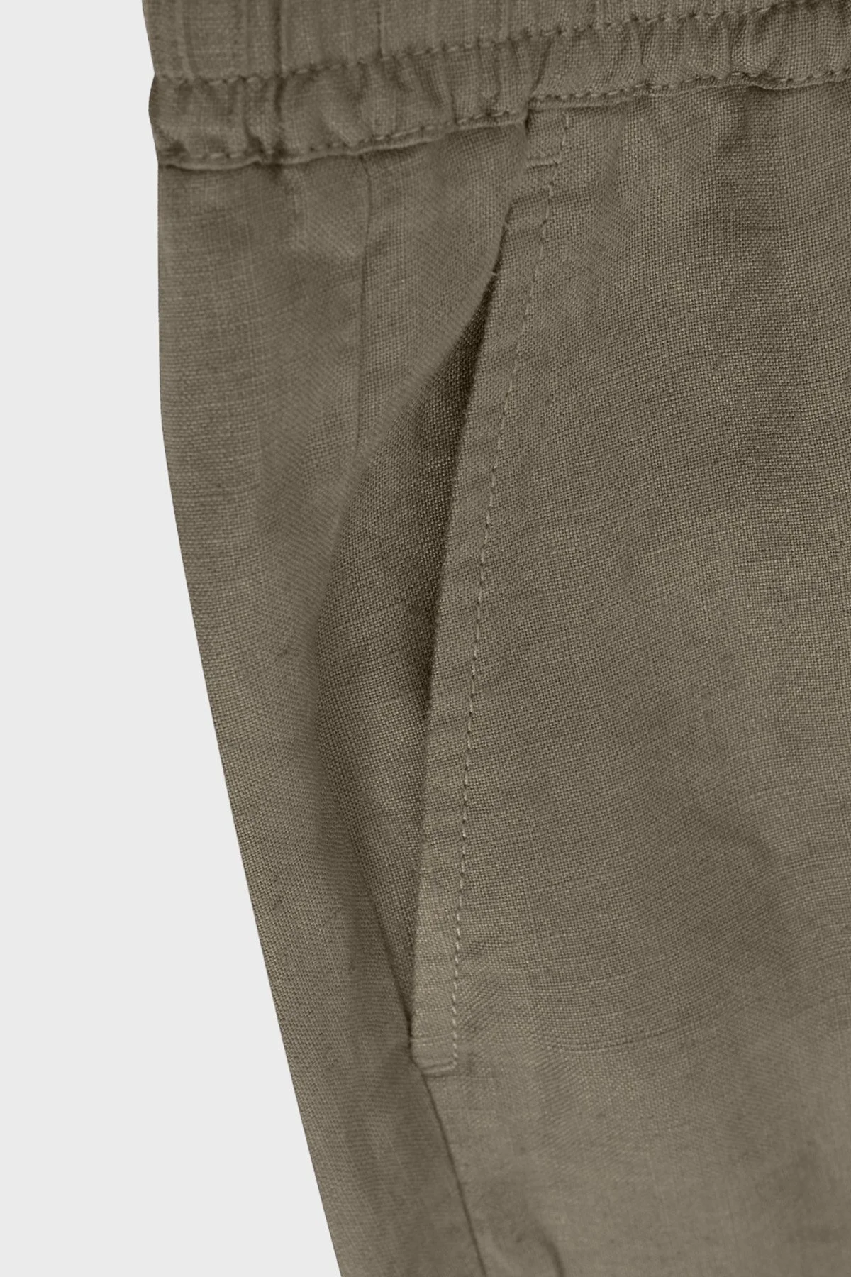 Bluemint Pamuklu Comfort Fit Lastikli Bel Daralan Paça Erkek Pantolon BM25009296MS 836 AÇIK HAKİ - 6