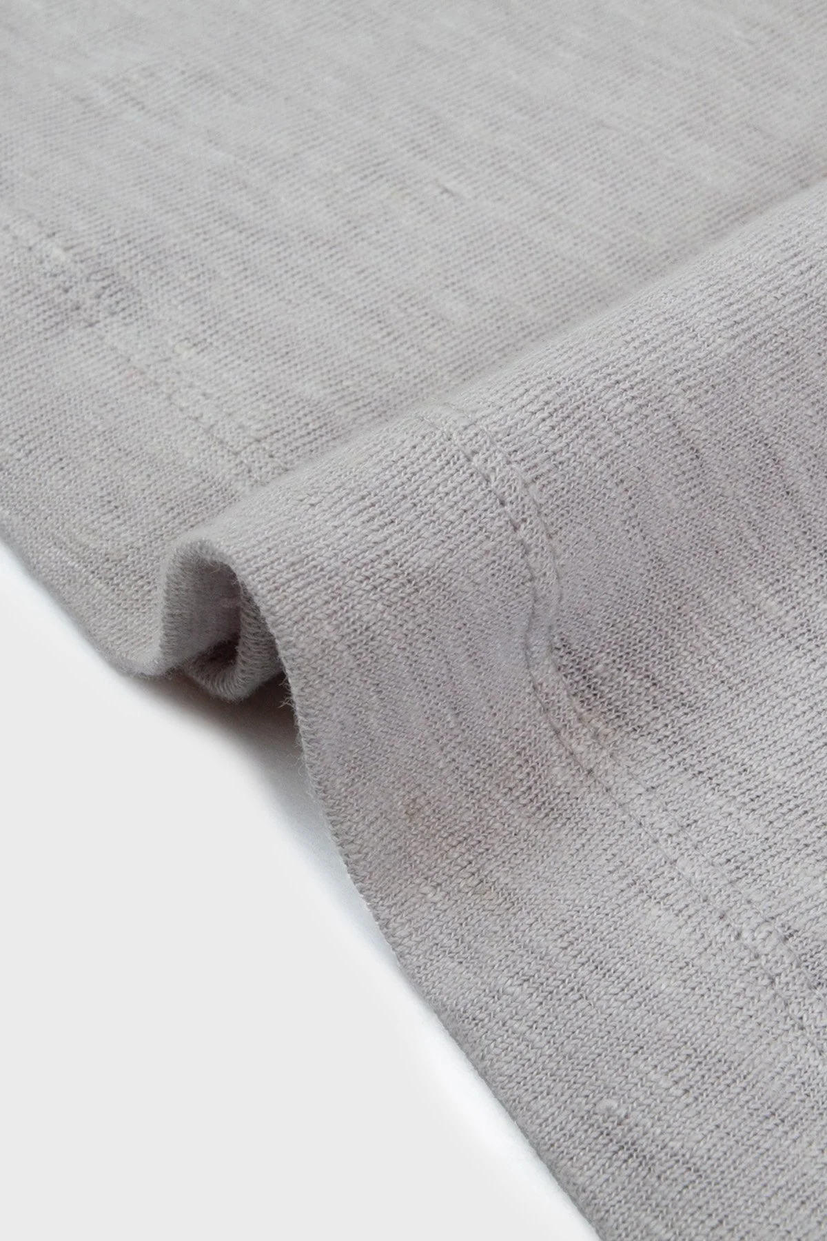 Bluemint Pamuklu Comfort Fit Sıfır Yaka Erkek T Shirt BM25001303MS 1162 GRİ - 3