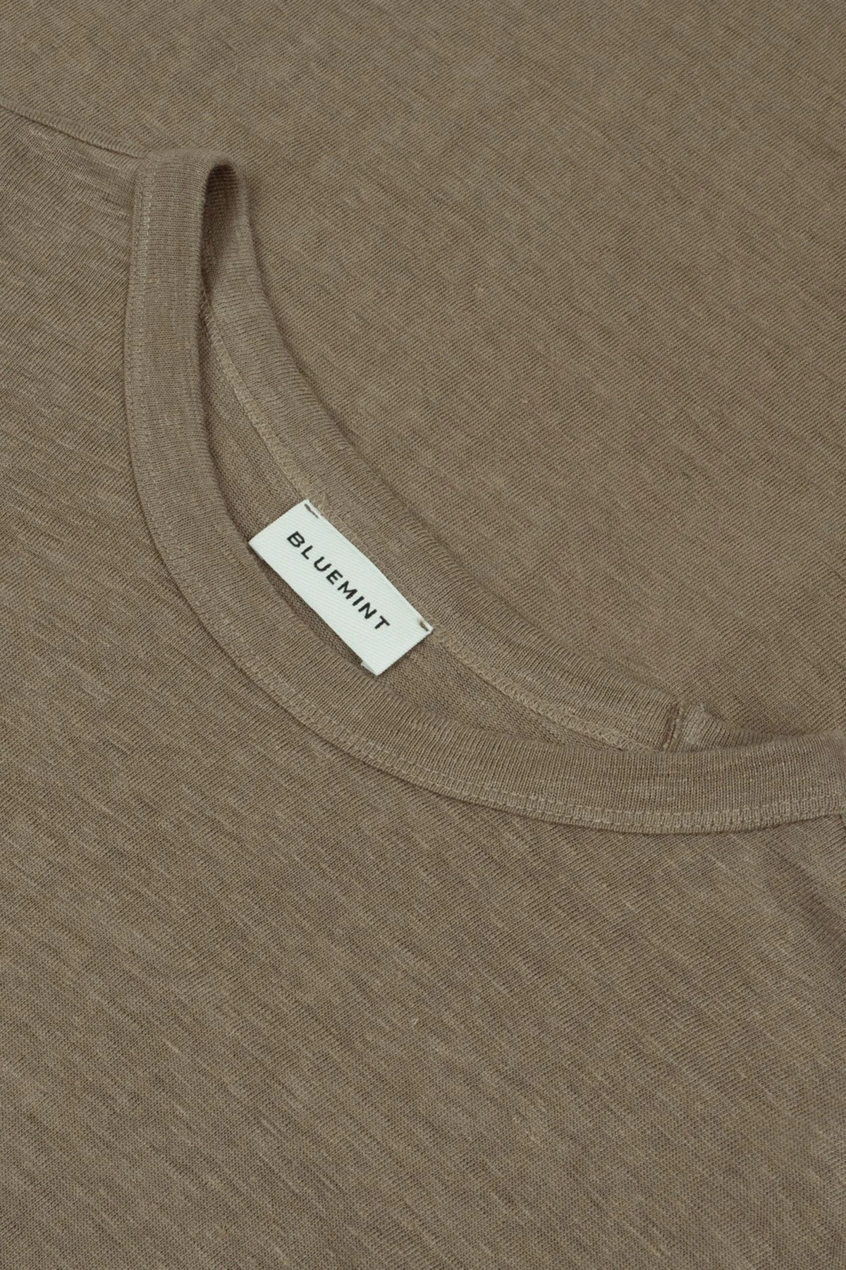 Bluemint Pamuklu Comfort Fit Sıfır Yaka Erkek T Shirt BM25001303MS 836 AÇIK HAKİ - 7