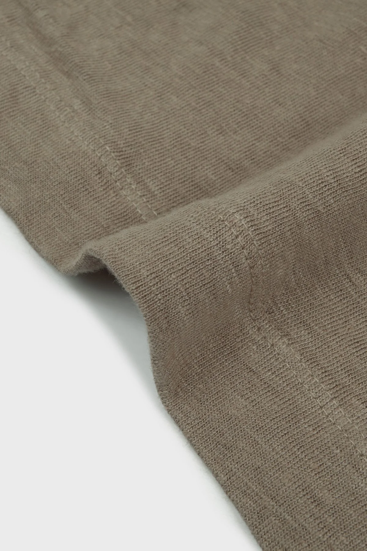 Bluemint Pamuklu Comfort Fit Sıfır Yaka Erkek T Shirt BM25001303MS 836 AÇIK HAKİ - 9