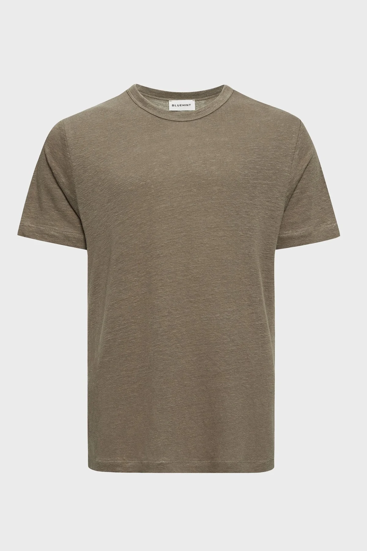 Bluemint Pamuklu Comfort Fit Sıfır Yaka Erkek T Shirt BM25001303MS 836 AÇIK HAKİ - 10