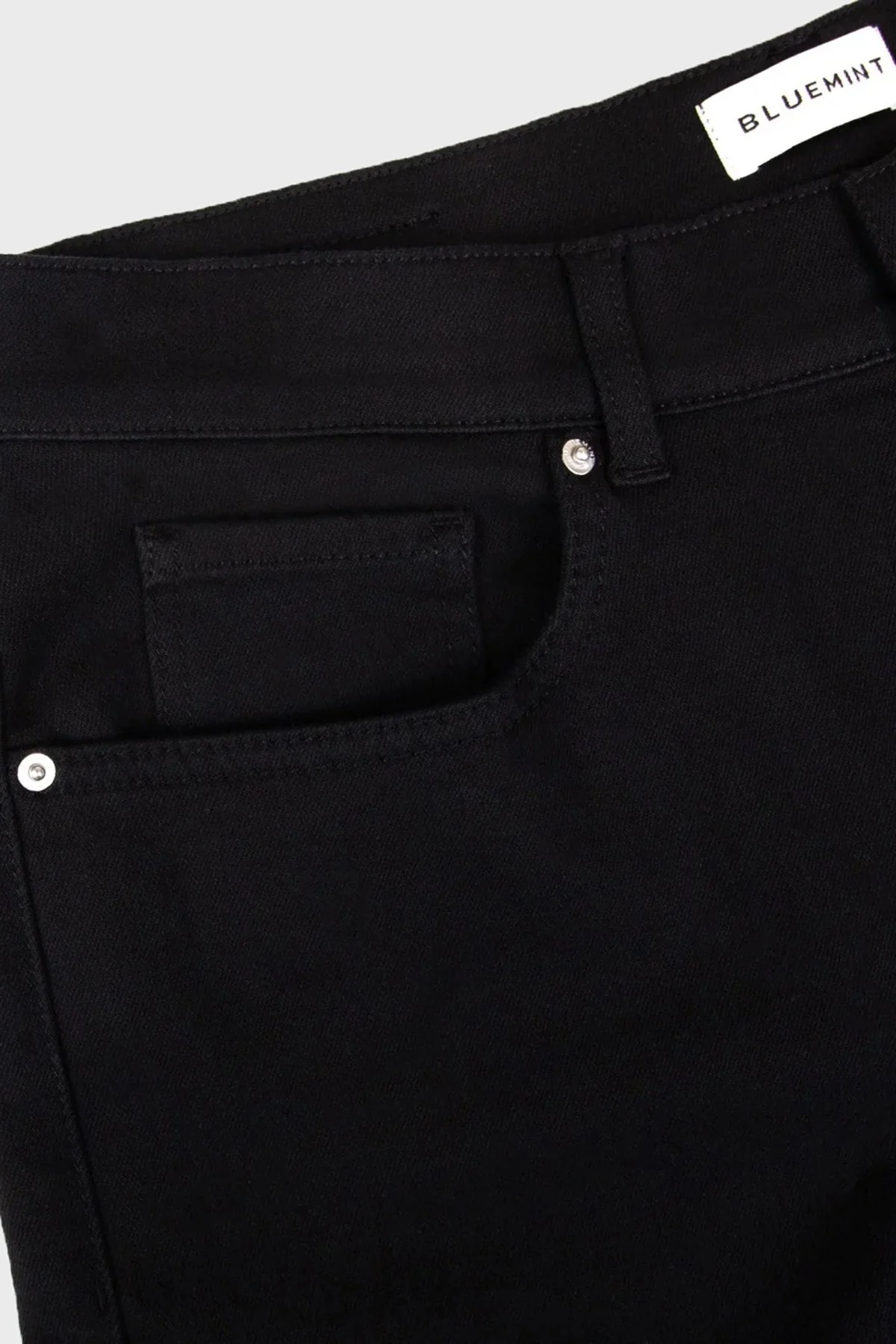 Bluemint Pamuklu Normal Bel Düz Paça Erkek Pantolon EVANDER 111 Siyah - 6