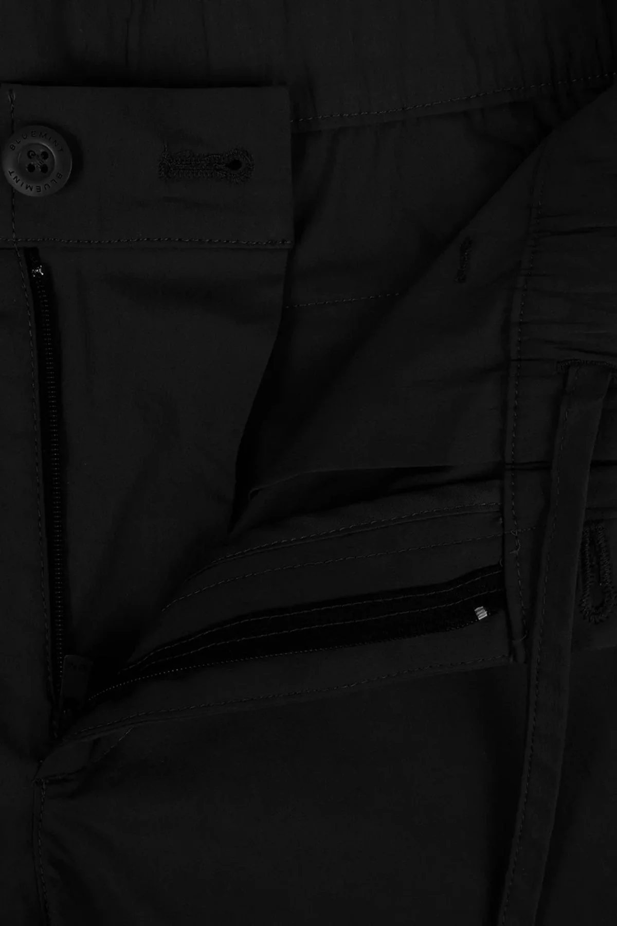 Bluemint Pamuklu Regular Fit Lastikli Bel Erkek Şort ACEBERMII 111 SİYAH - 3