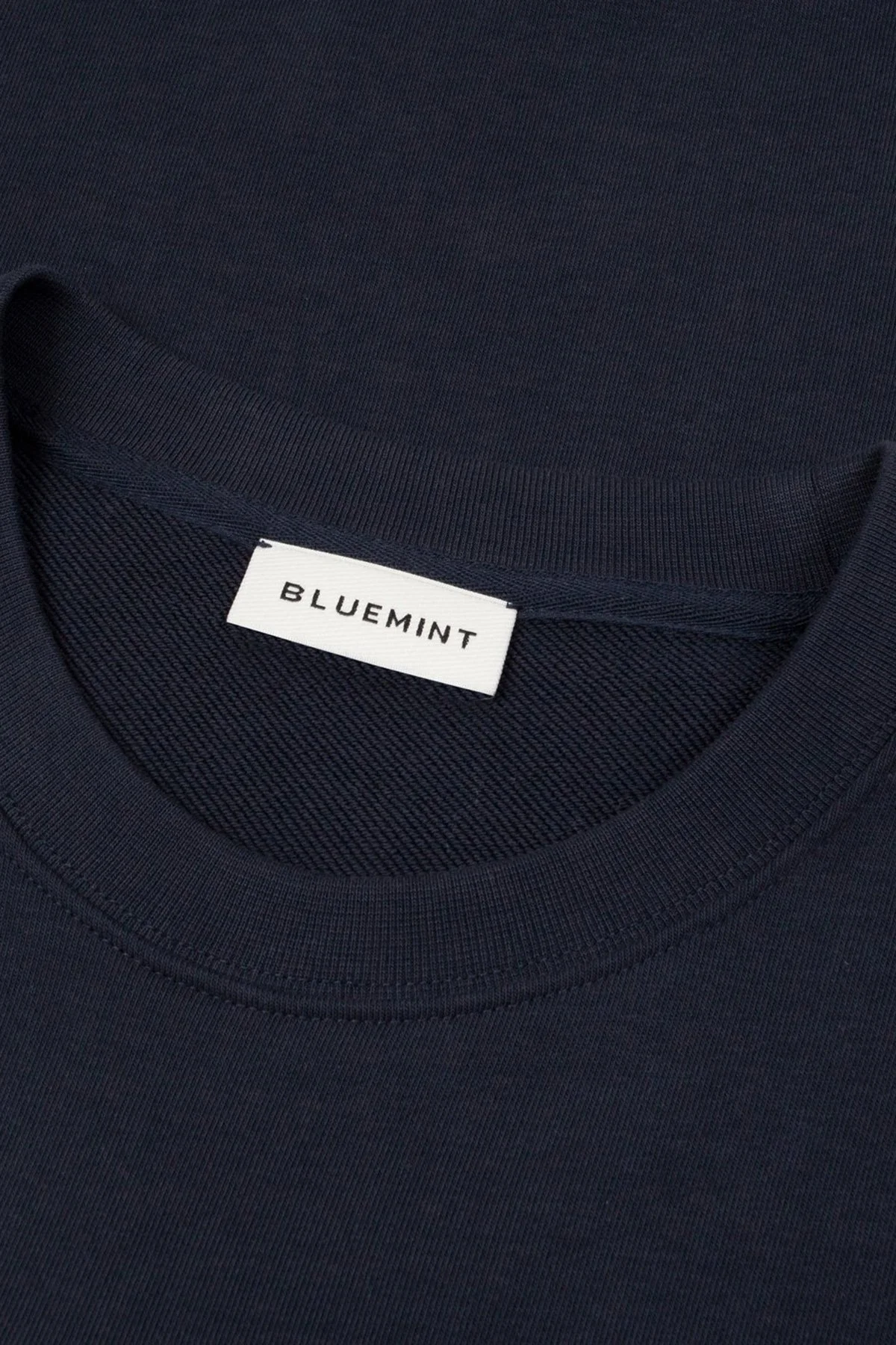 Bluemint Pamuklu Regular Fit Nakış Detaylı Erkek Sweat BM25019234MW1 243 LACİVERT - 4