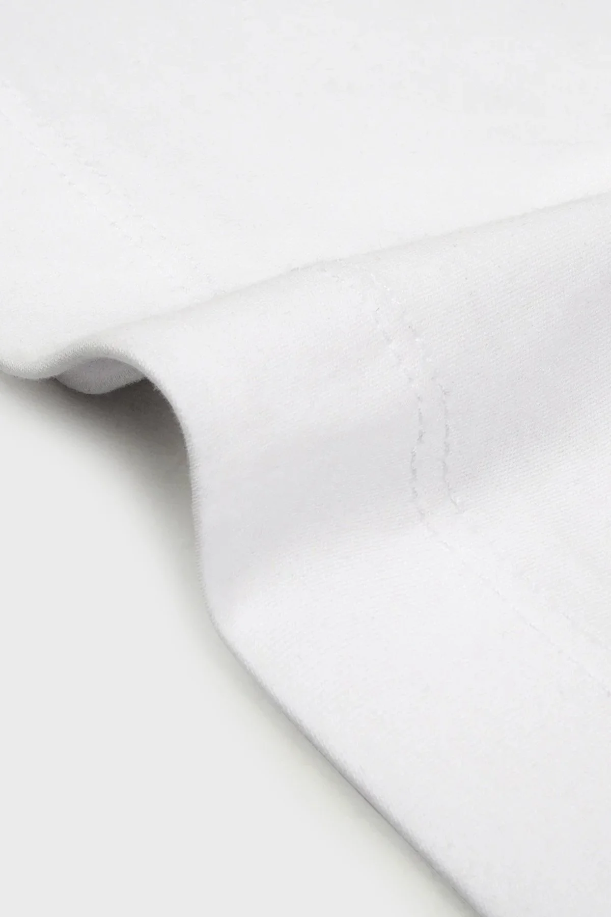 Bluemint Pamuklu Relaxed Fit Sırt Baskılı Bisiklet Yaka Erkek T Shirt NOLANPRINT 1326 BEYAZ - 6