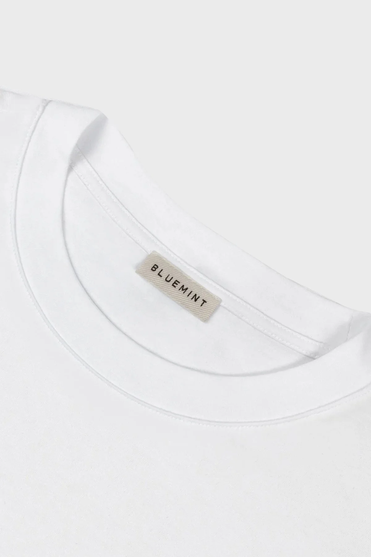 Bluemint Pamuklu Relaxed Fit Sırt Baskılı Bisiklet Yaka Erkek T Shirt NOLANPRINT 1337 BEYAZ - 5