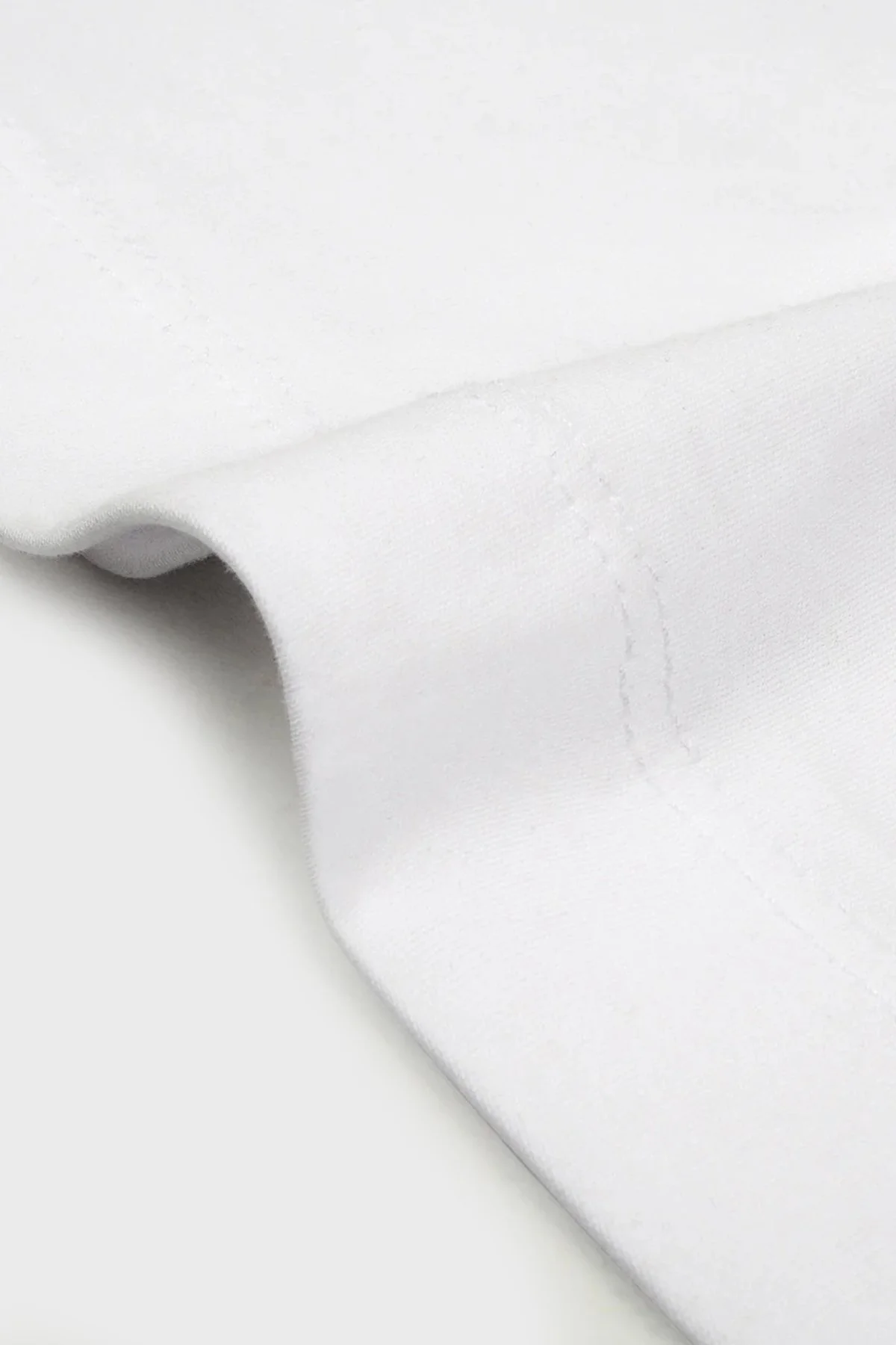 Bluemint Pamuklu Relaxed Fit Sırt Baskılı Bisiklet Yaka Erkek T Shirt NOLANPRINT 1337 BEYAZ - 6