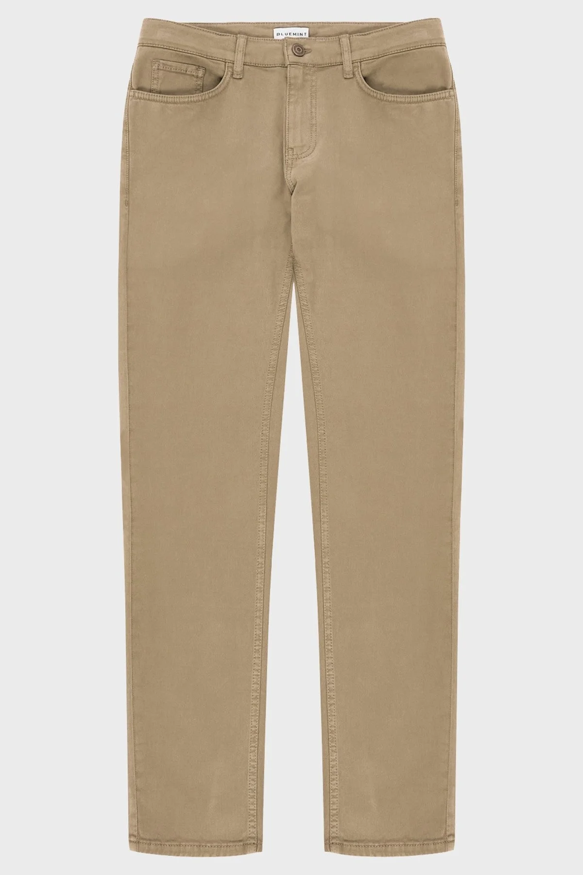 Bluemint Pamuklu Slim Fit Normal Bel Dar Paça Erkek Pantolon BM25009361MS 214 BEJ - 5