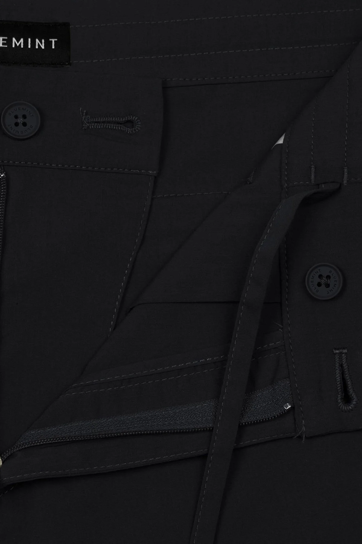 Bluemint Pamuklu Tailored Fit Normal Bel Bermuda Erkek Short BM25004255MS 111 SİYAH - 3