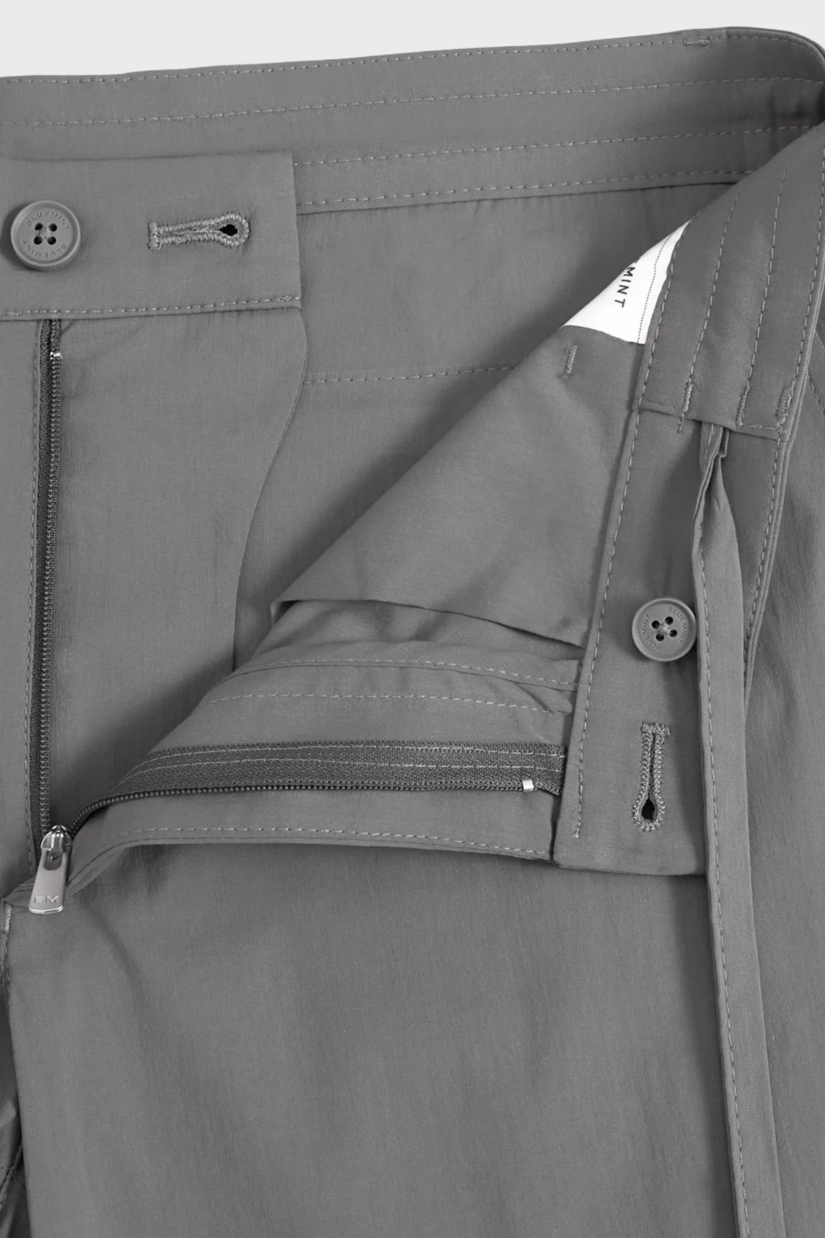 Bluemint Pamuklu Tailored Fit Normal Bel Bermuda Erkek Short BM25004255MS 1162 GRİ - 8