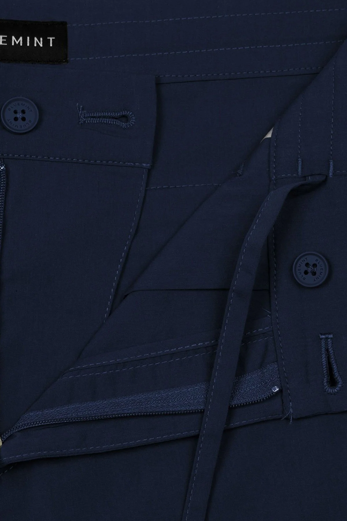 Bluemint Pamuklu Tailored Fit Normal Bel Bermuda Erkek Short BM25004255MS 155 LACİVERT - 3