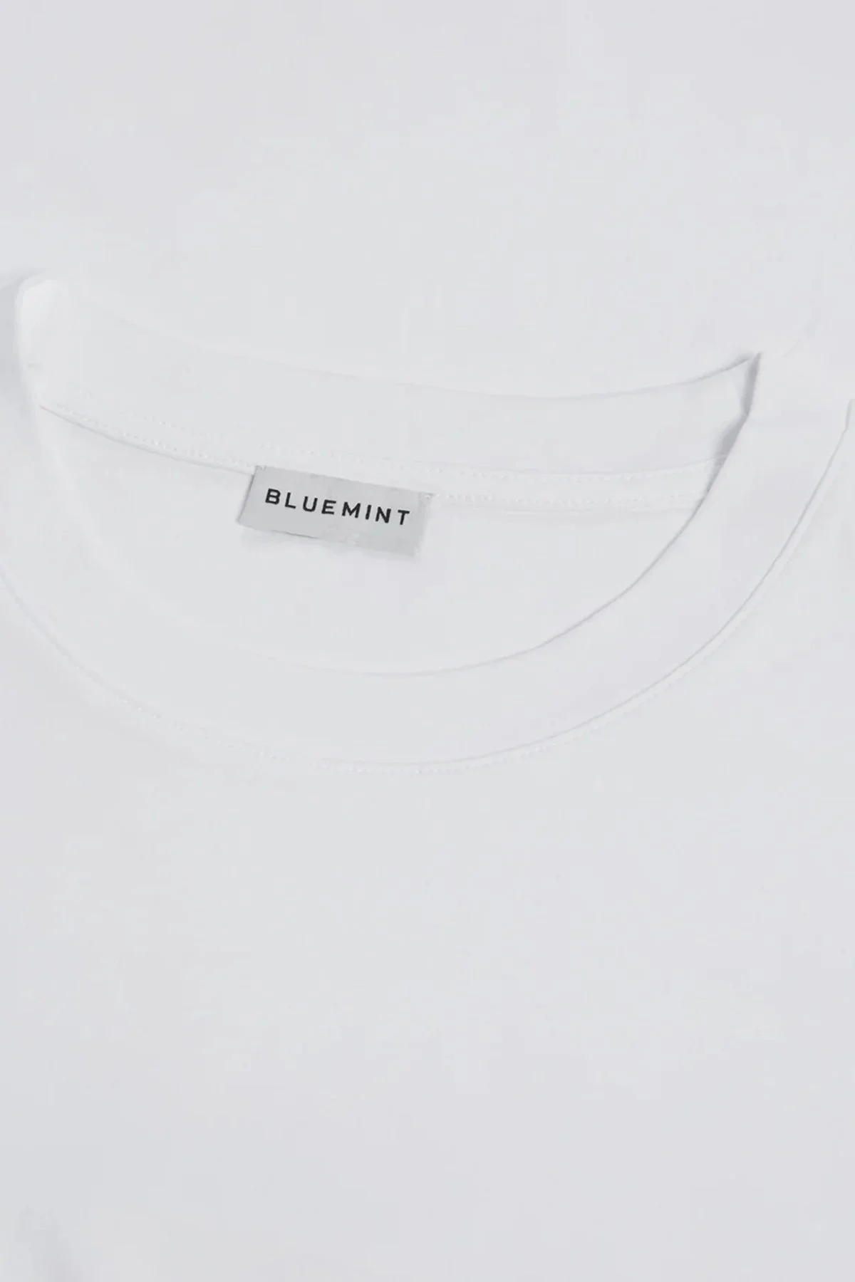 Bluemint Rahat % 100 Pamuk Bisiklet Yaka Erkek T Shirt NOLAN 112 BEYAZ - 3