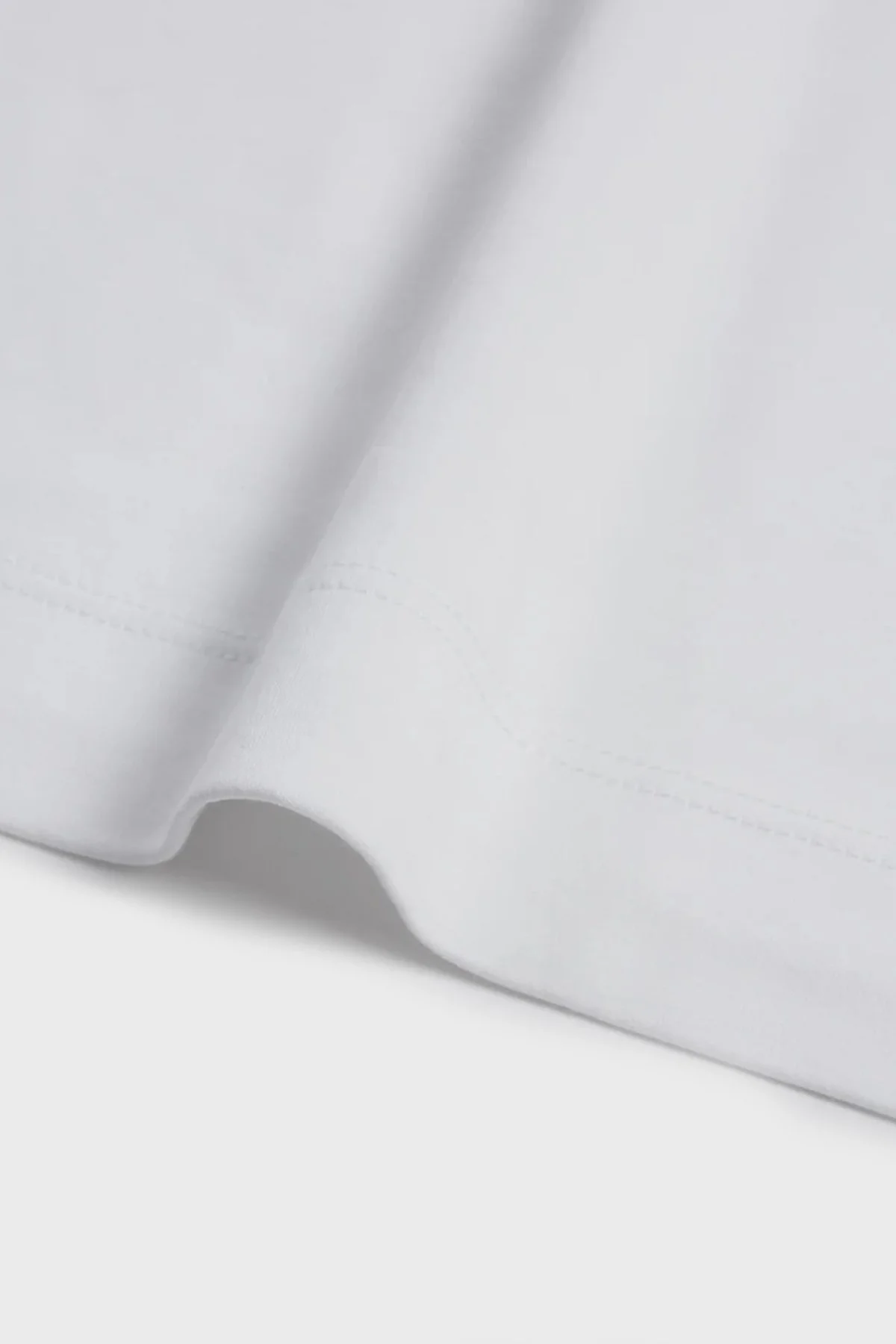 Bluemint Rahat % 100 Pamuk Bisiklet Yaka Erkek T Shirt NOLAN 112 BEYAZ - 4