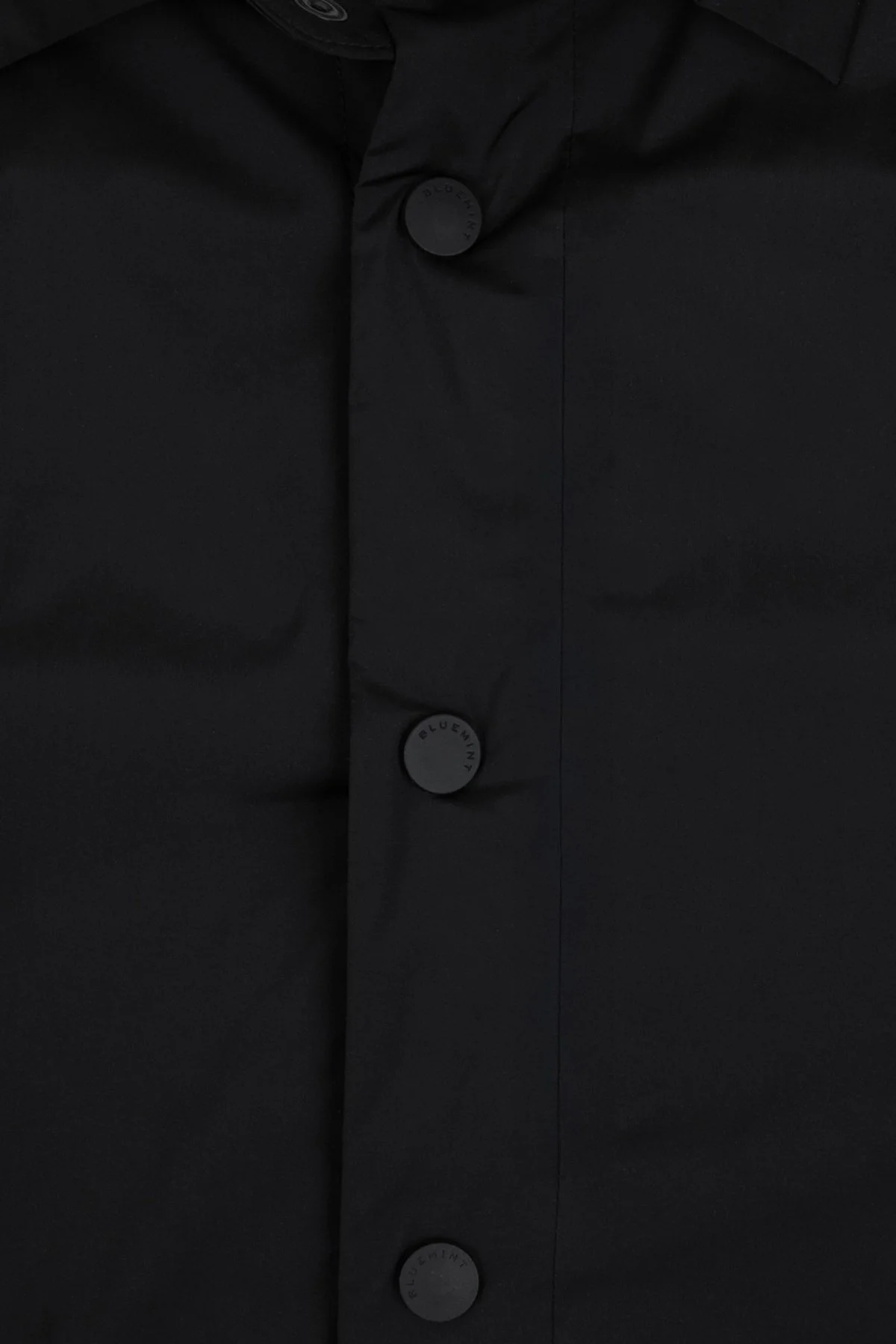 Bluemint Regular Fit Klasik Yaka Çıtçıt Düğmeli Erkek Gömlek Ceket BM25030664MW 111 SİYAH - 4