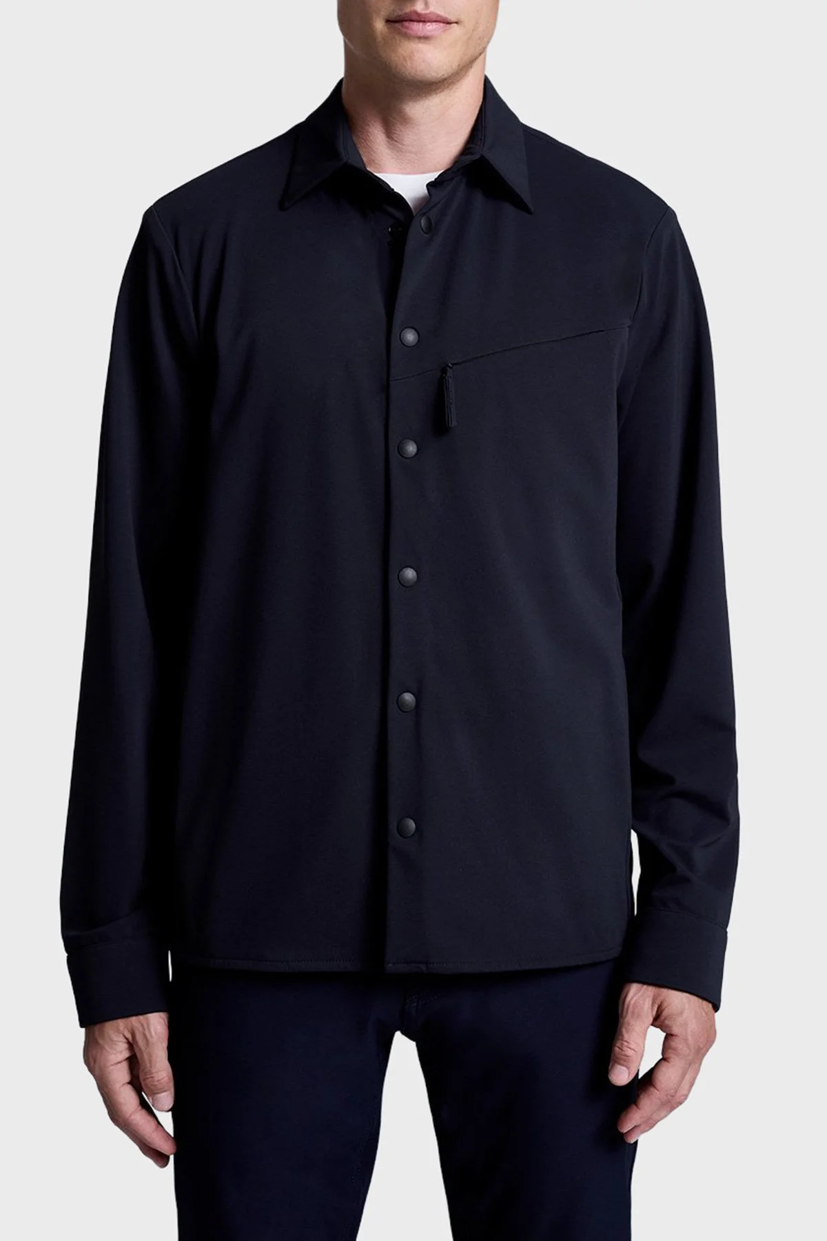 Bluemint Regular Fit Klasik Yaka Erkek Gömlek Ceket BM25062685MW 155 LACİVERT - 1