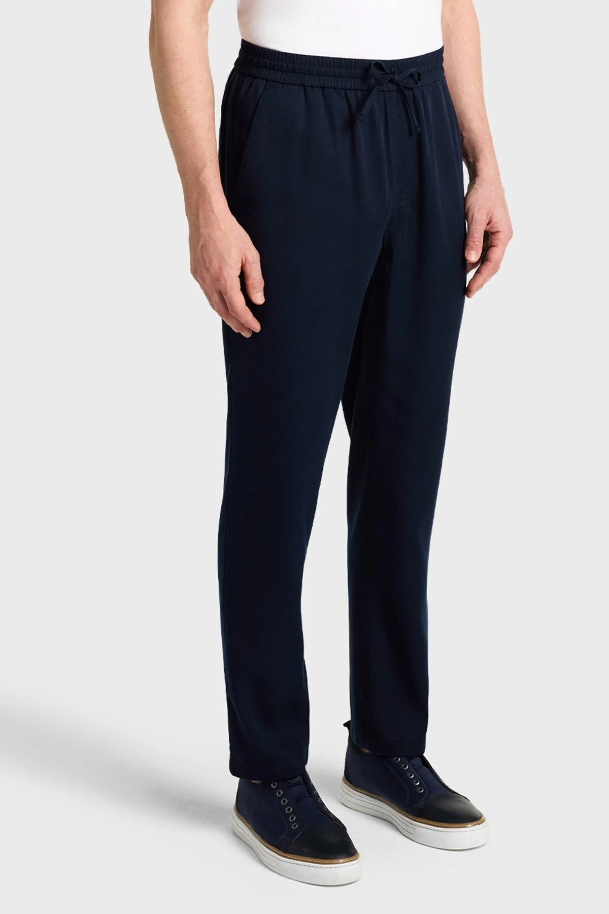 Bluemint Regular Fit Normal Bel Daralan Paça Jogger Erkek Pantolon BM25009503MS 155 LACİVERT - 2