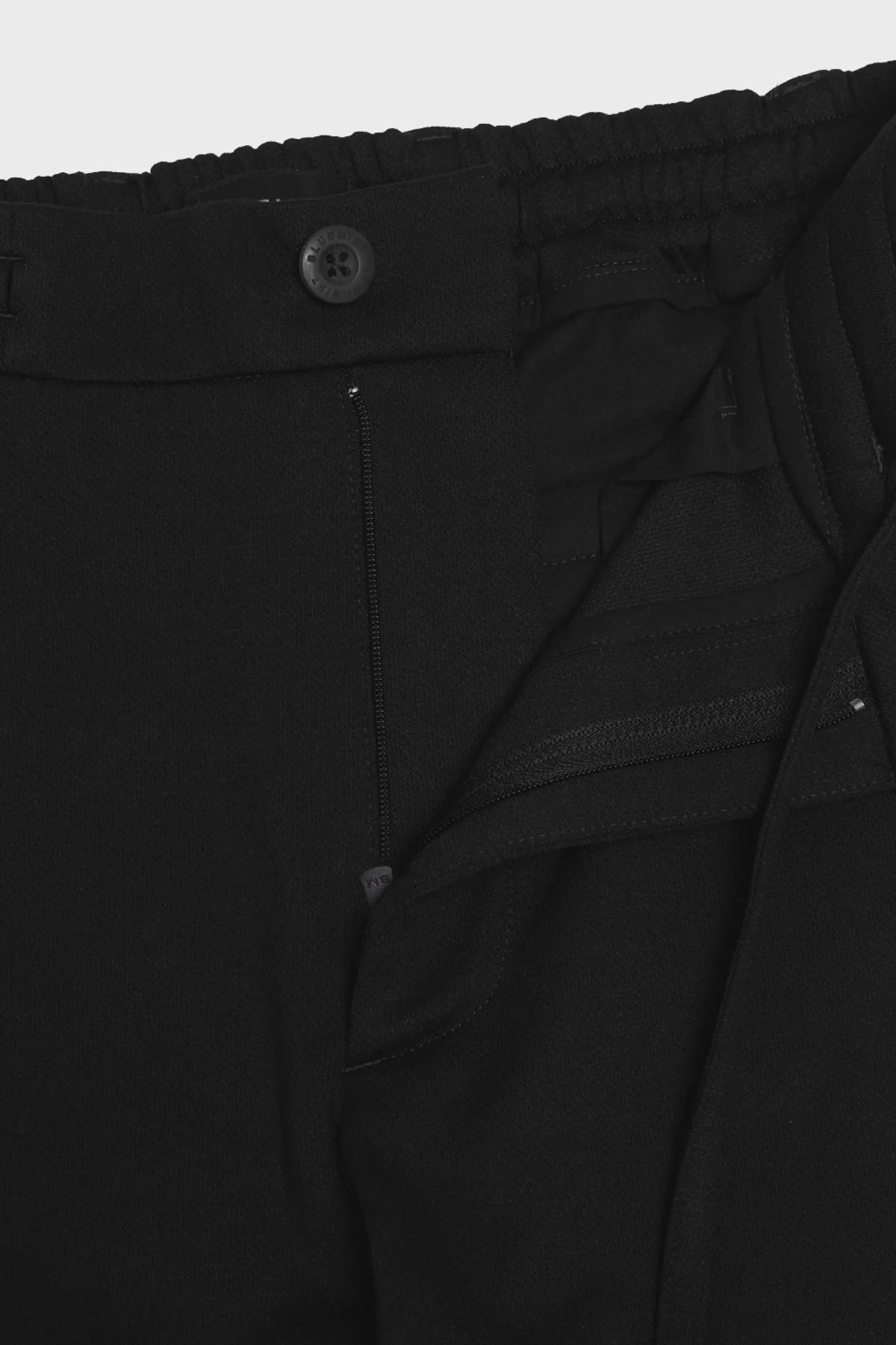 Bluemint Regular Fit Yüksek Bel Düz Paça Chino Erkek Pantolon BM24009351MW 111 SİYAH - 3