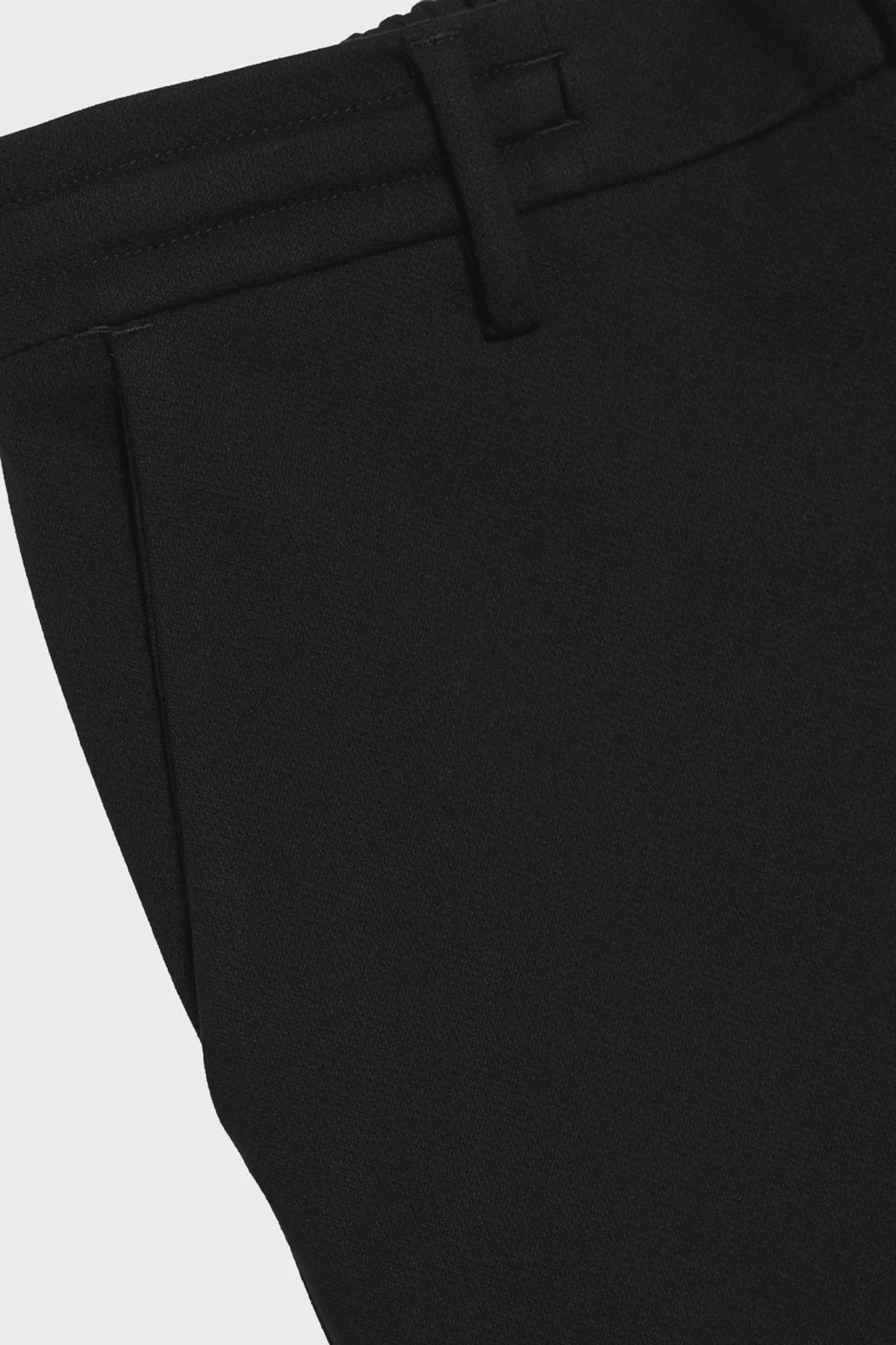 Bluemint Regular Fit Yüksek Bel Düz Paça Chino Erkek Pantolon BM24009351MW 111 SİYAH - 4