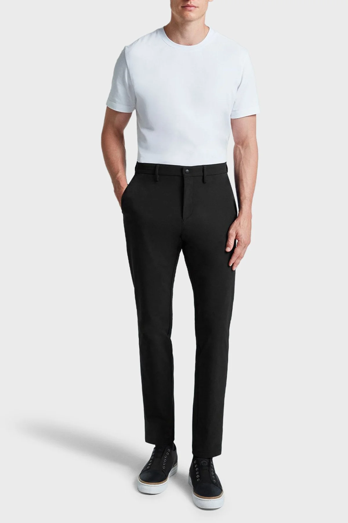 Bluemint Regular Fit Yüksek Bel Düz Paça Erkek Pantolon BM25009484MW 111 SİYAH - 1