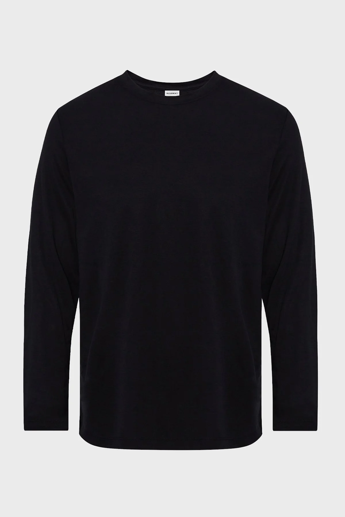 Bluemint Seth Long Modal Comfort Fit Bisiklet Yaka Uzun Kollu Erkek T Shirt BM24001334MW 111 SİYAH - 4