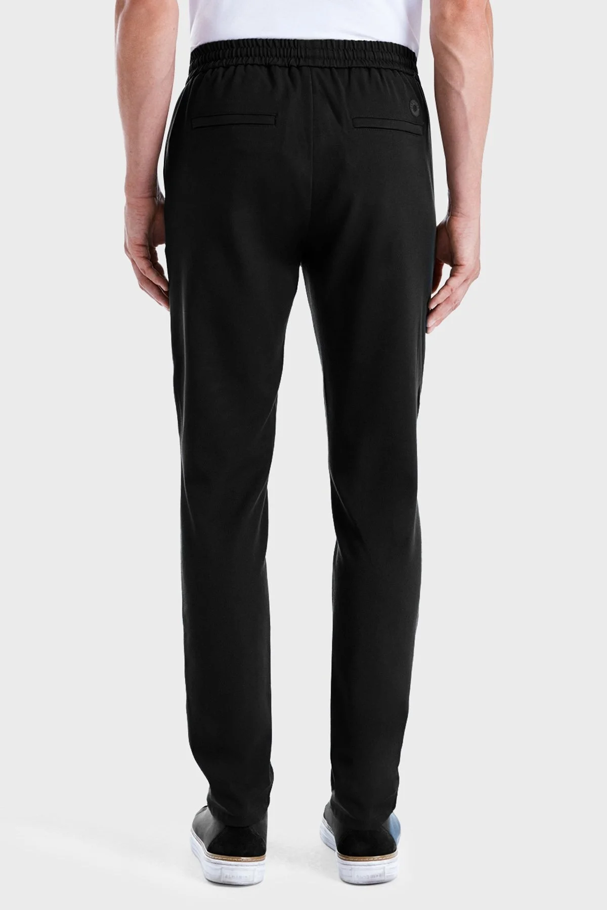 Bluemint Streç Comfort Fit Normal Bel Düz Paça Jogger Erkek Pantolon BM24009160MW 111 SİYAH - 8